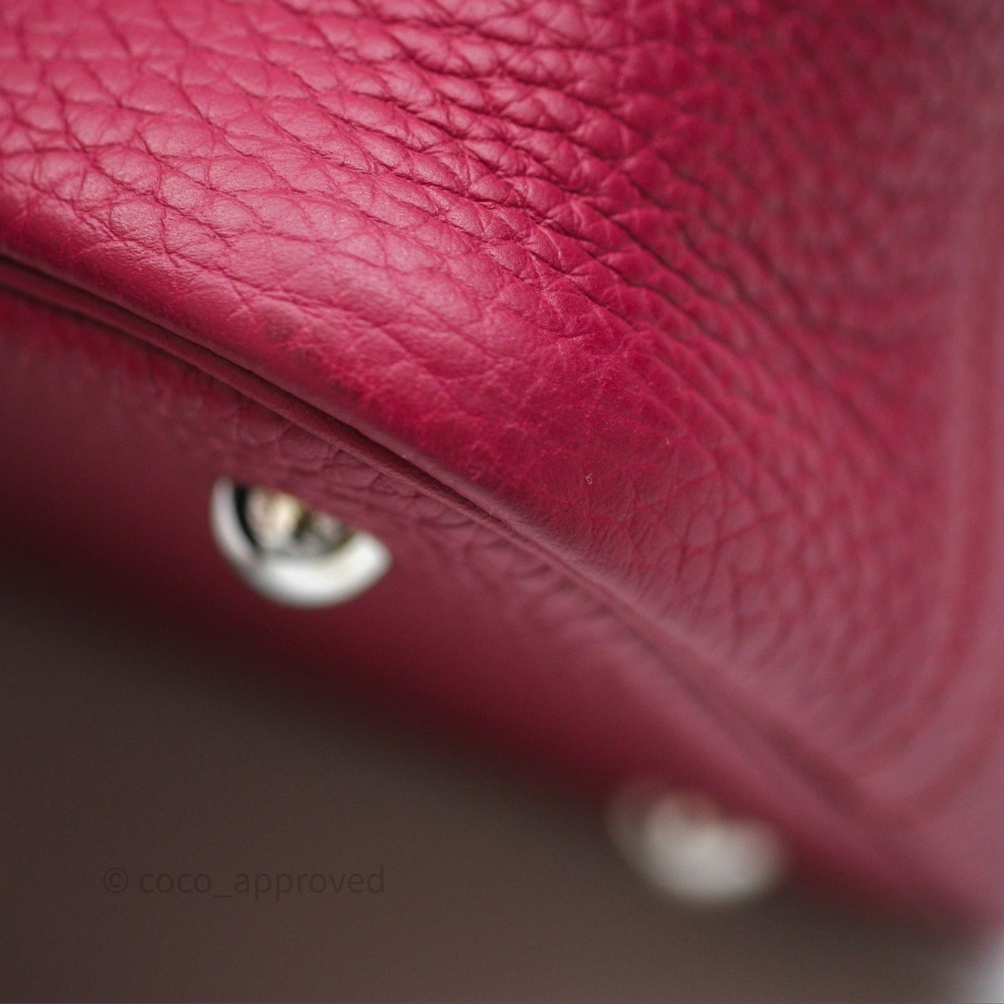 Hermès Bolide 1923 31 Rubis B5 Clemence Palladium Hardware