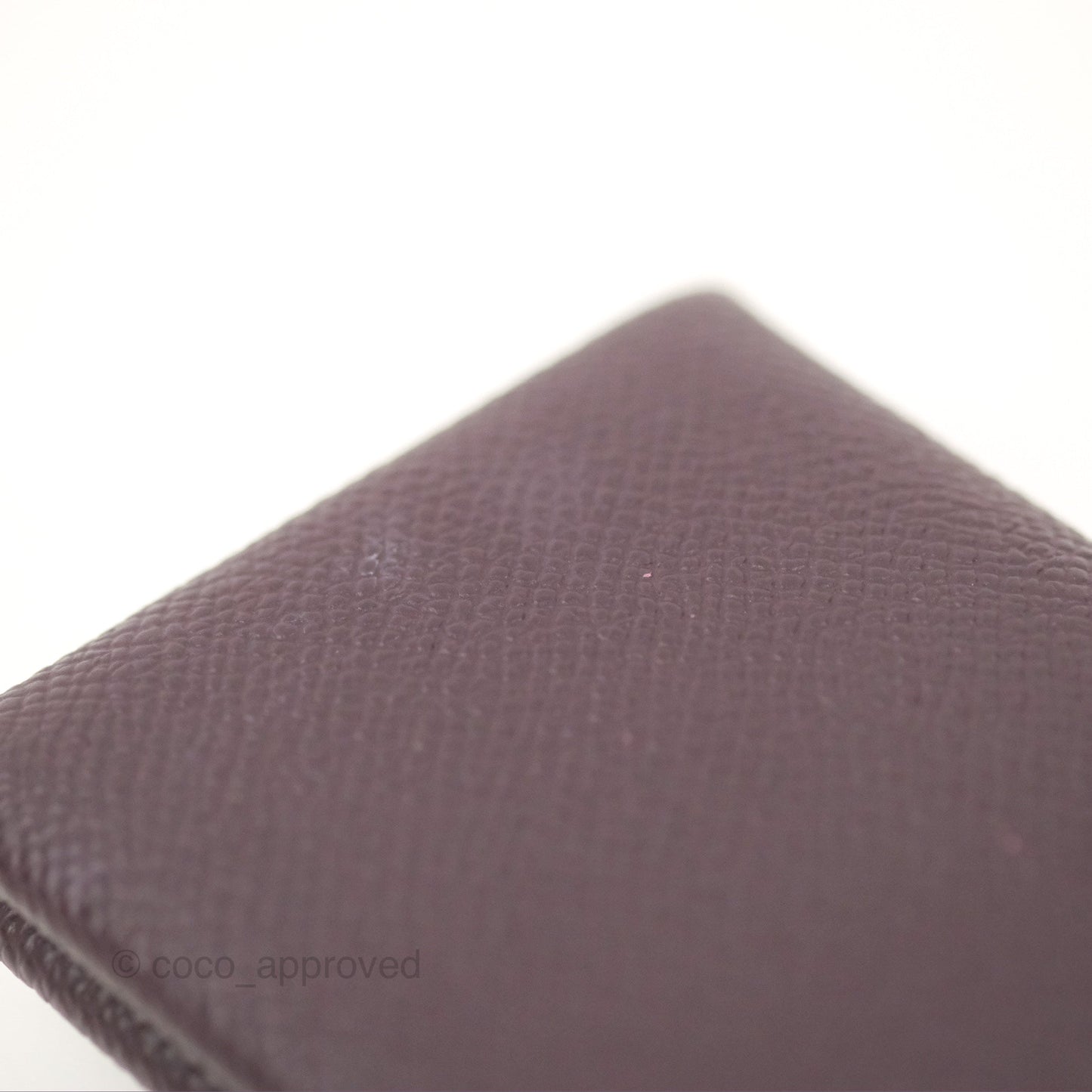 Hermès Calvi Card Holder Rouge Sellier Epsom