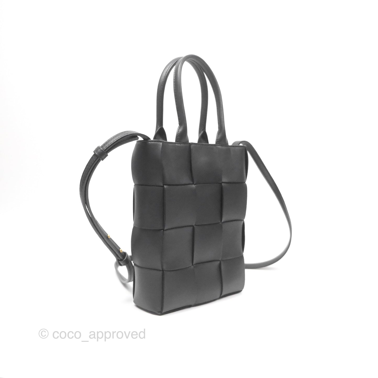 Bottega Veneta Mini Cassette Tote Bag Black