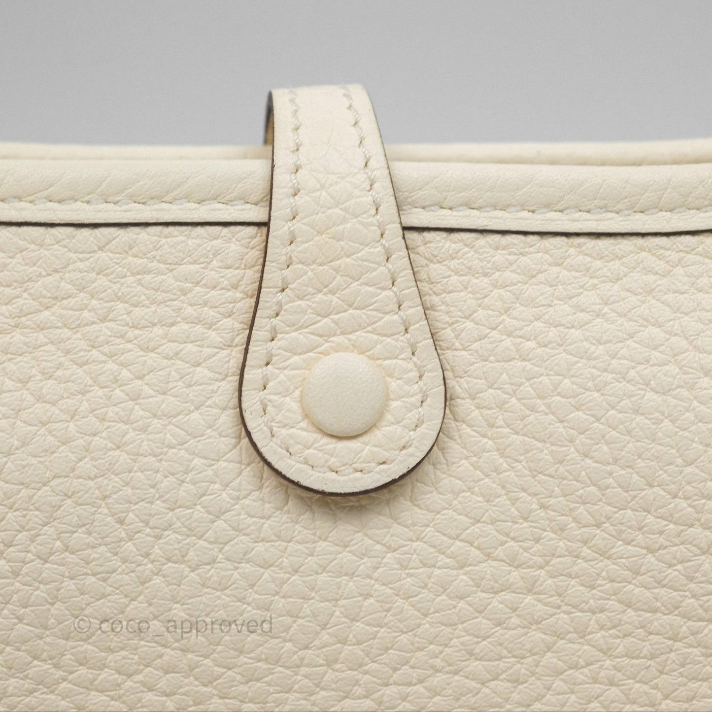 Hermès Mini Evelyne 16 Nata I2 Clemence Gold Hardware