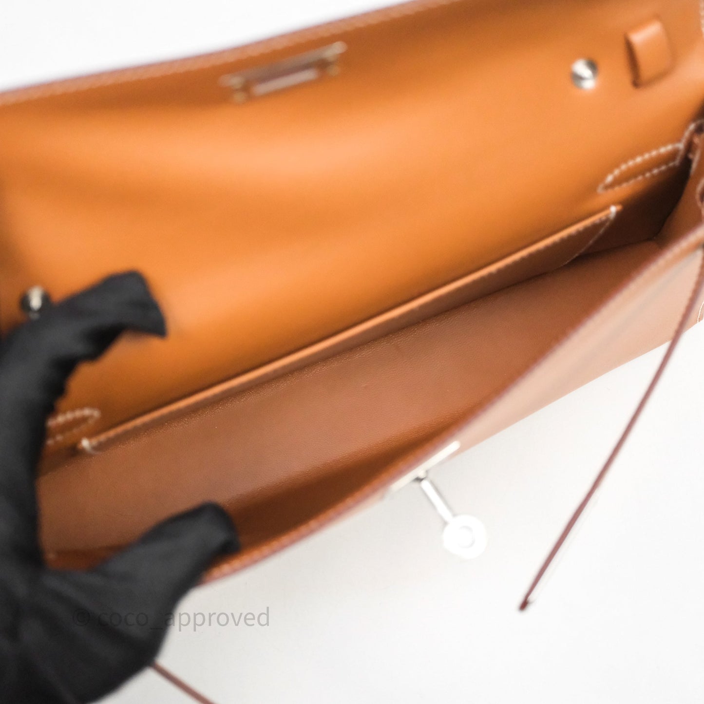 Hermes Kelly Elan Gold Madame Palladium Hardware