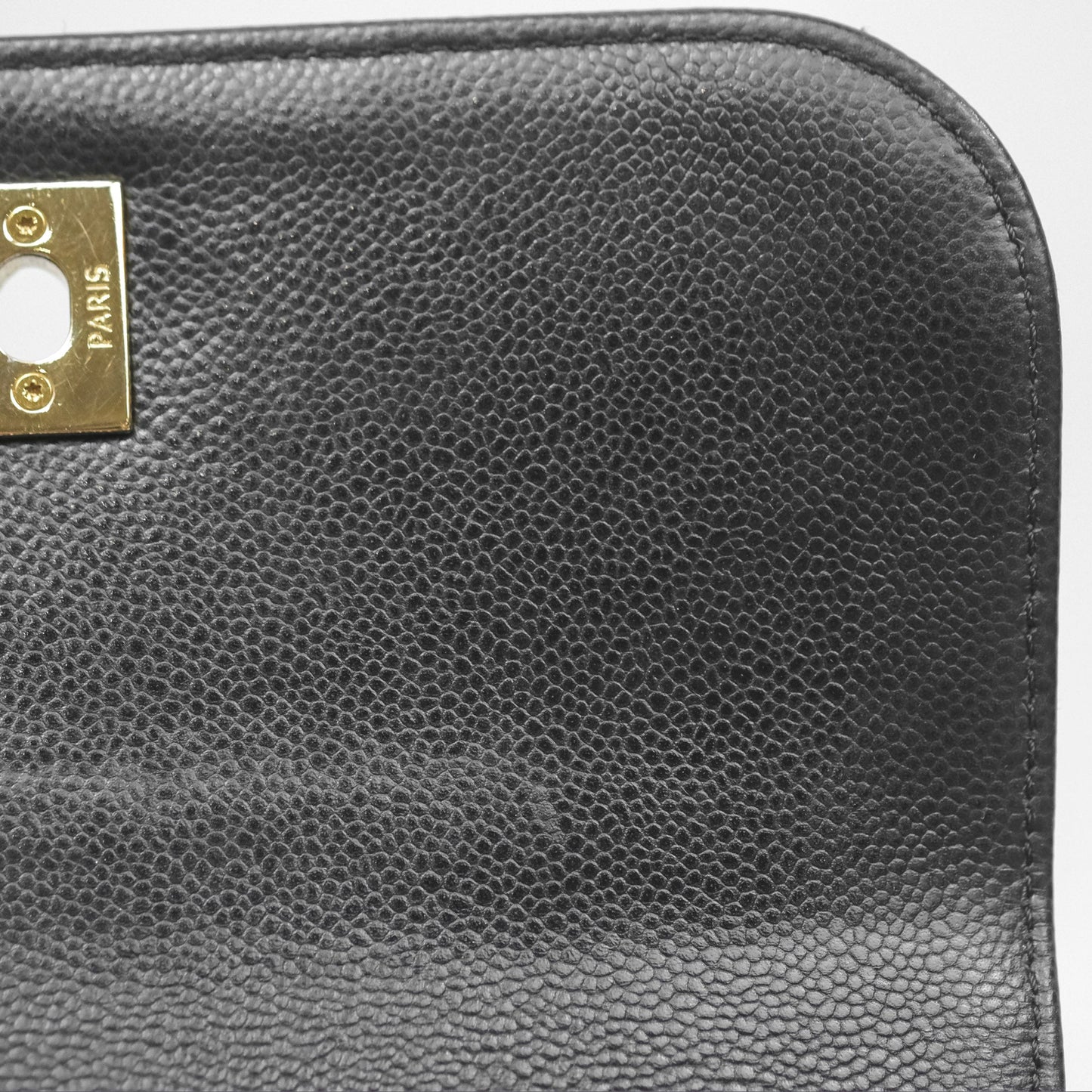 Chanel Quilted Small Business Affinity Flap Black Caviar Gold Hardware