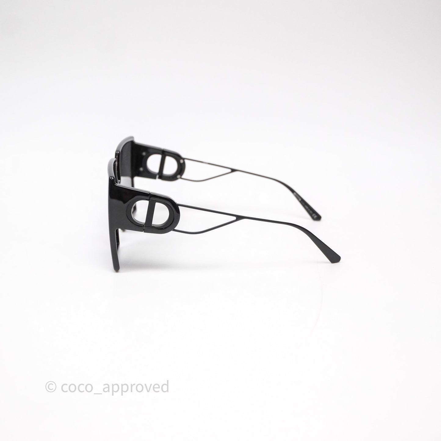 Christian Dior 30 Montaigne Square Sunglasses Black