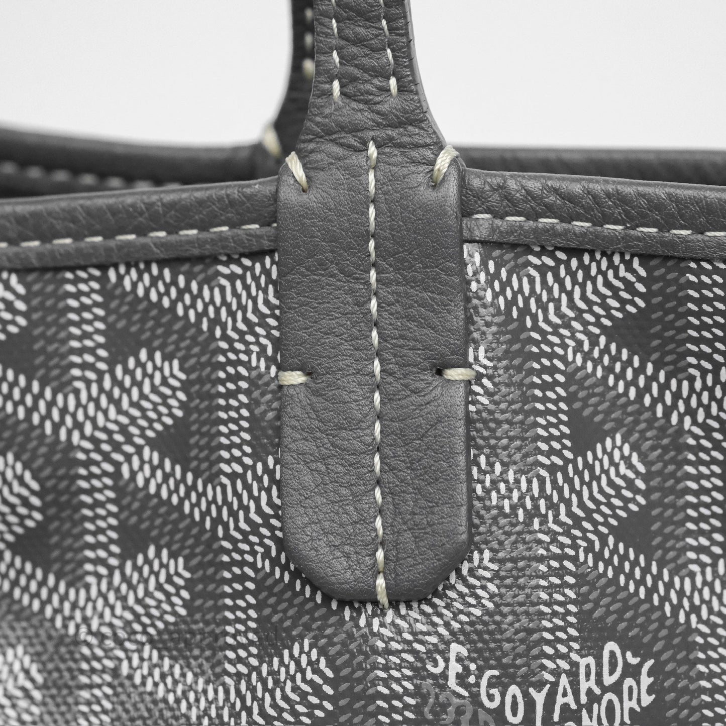 Goyard Anjou Mini Bag Goyardine Canvas Grey