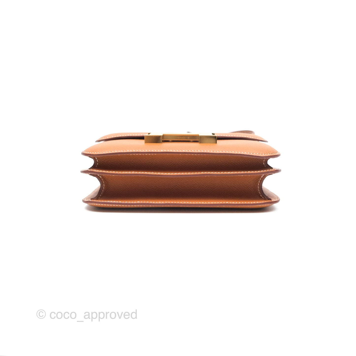 Hermès Constance Mini 18 Gold Epsom Gold Hardware