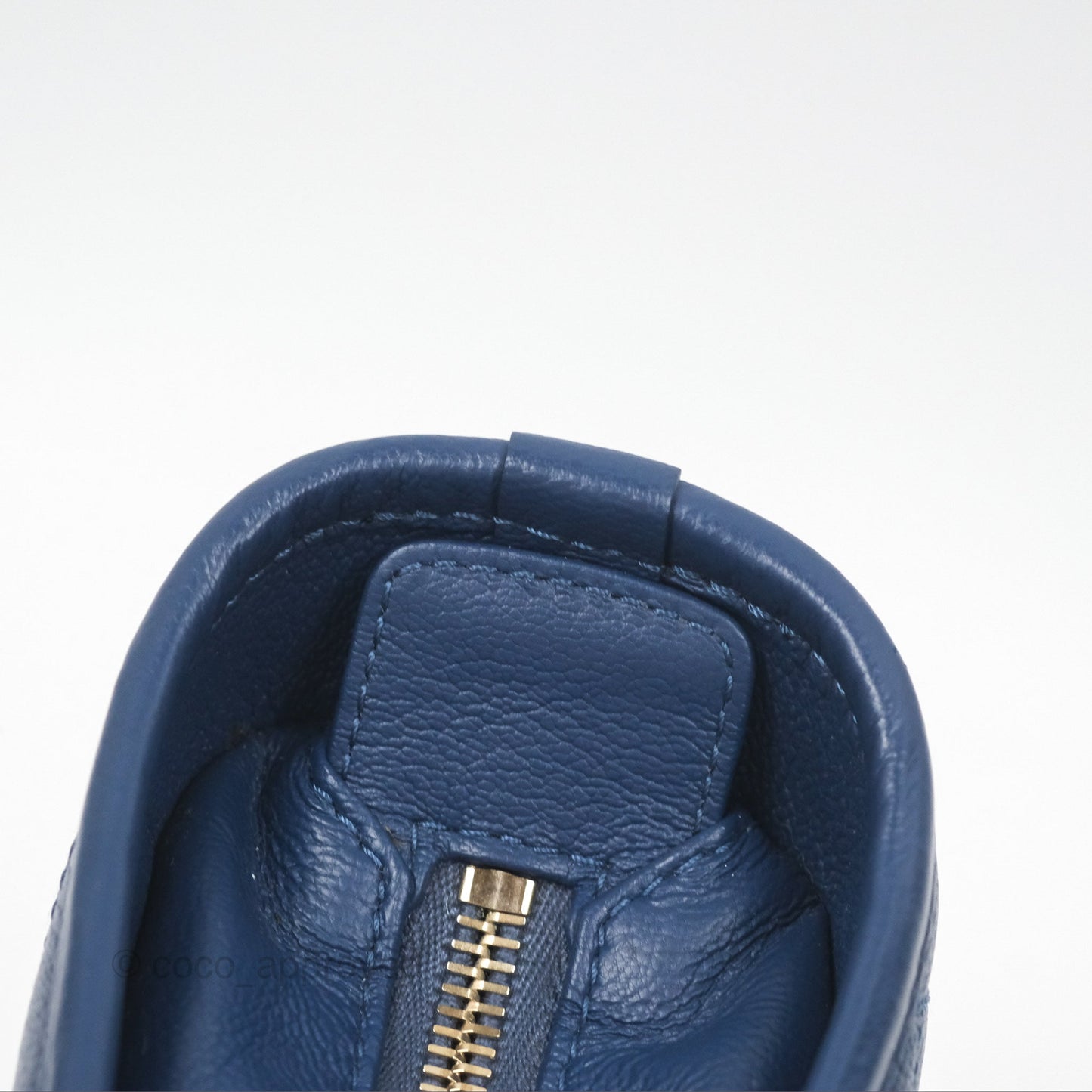 Chanel Small Gabrielle Hobo Blue Patent Goatskin Mixed Hardware