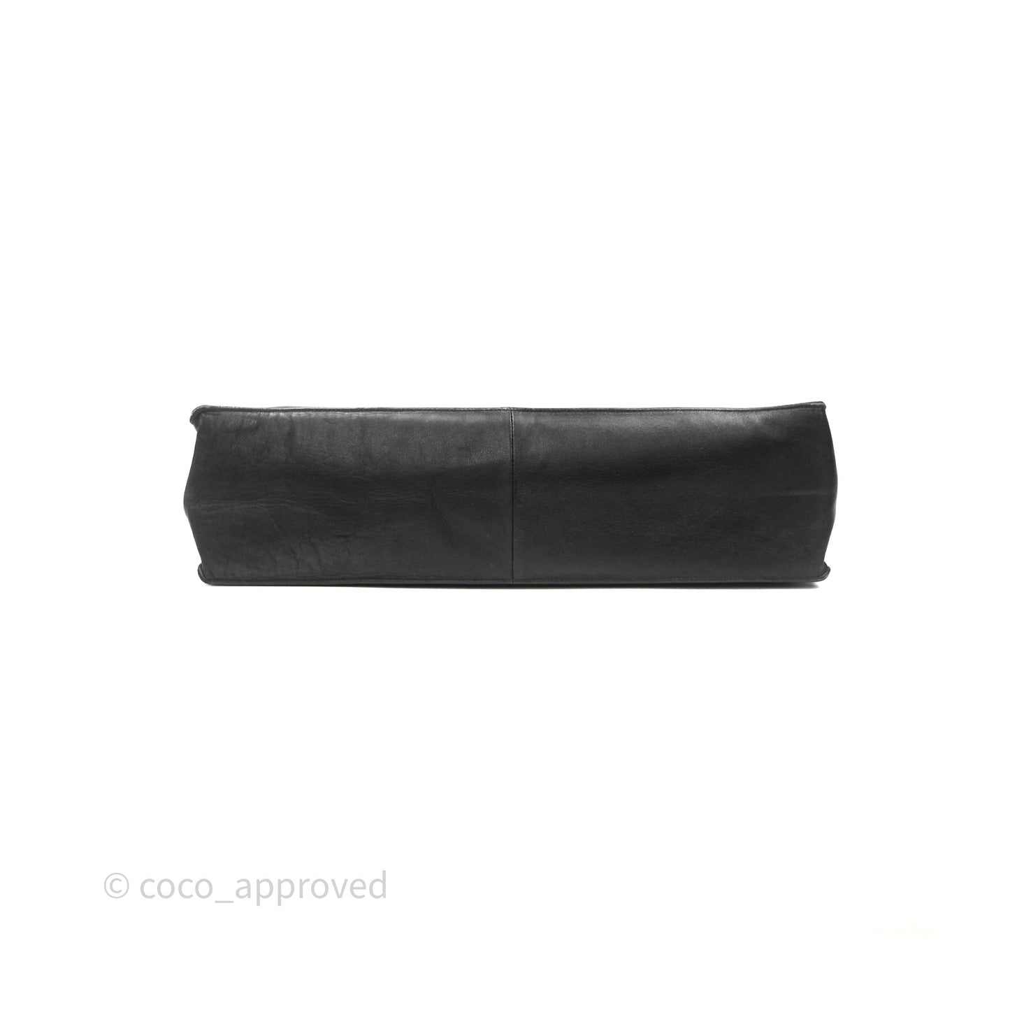 Chanel Vintage Shoulder Bag Black Calfskin Gold Hardware