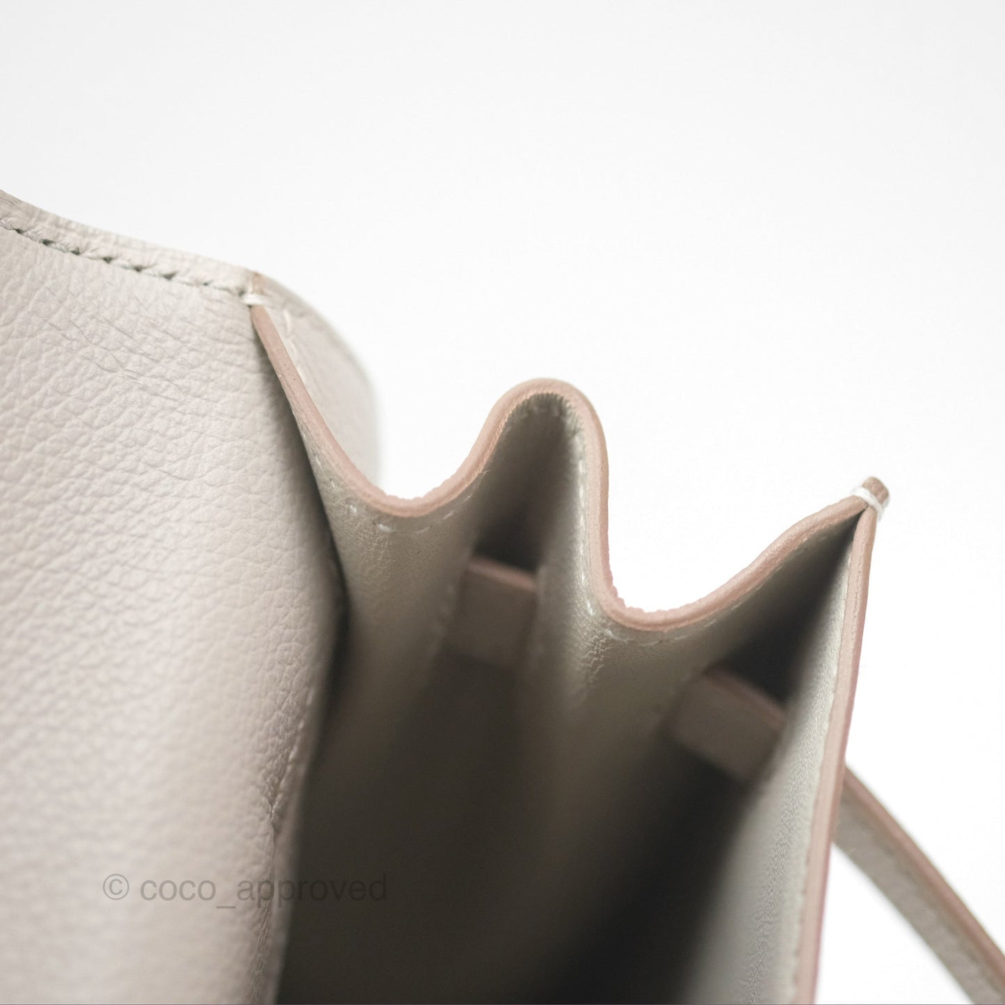 Hermès Kelly Danse II Bag Gris Perle 80 Evercolor Gold Hardware
