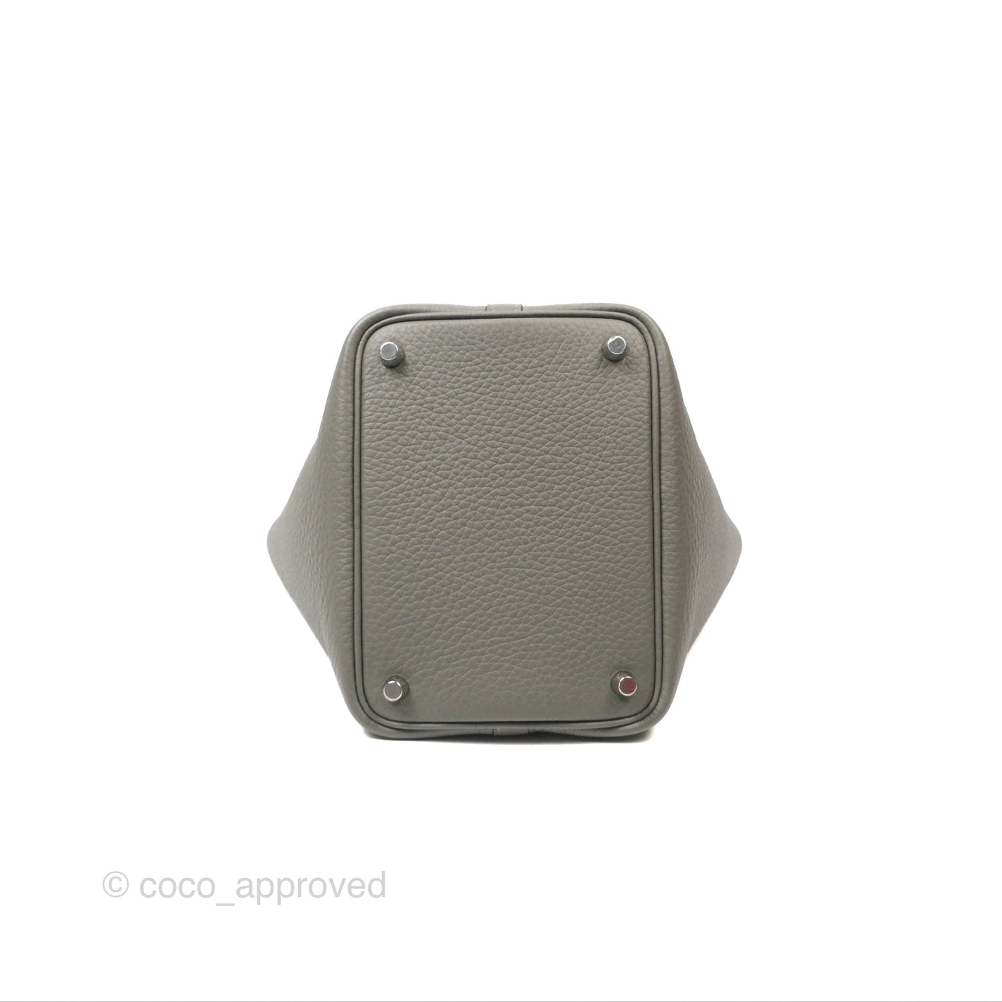 Hermès Picotin Lock 18 Gris Meyer 0L Clemence Palladium Hardware