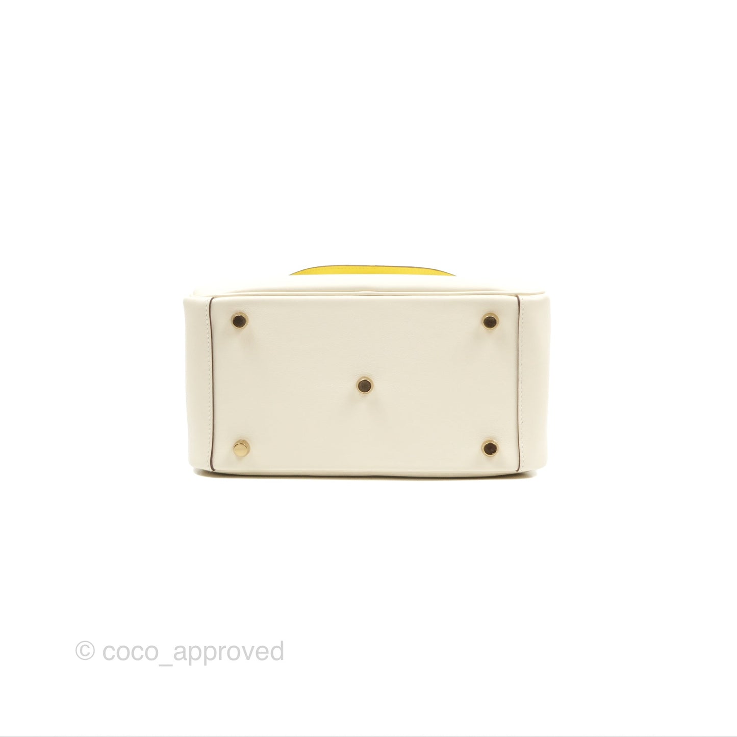 Hermès Lindy 26 Nata/Lime Swift Gold Hardware