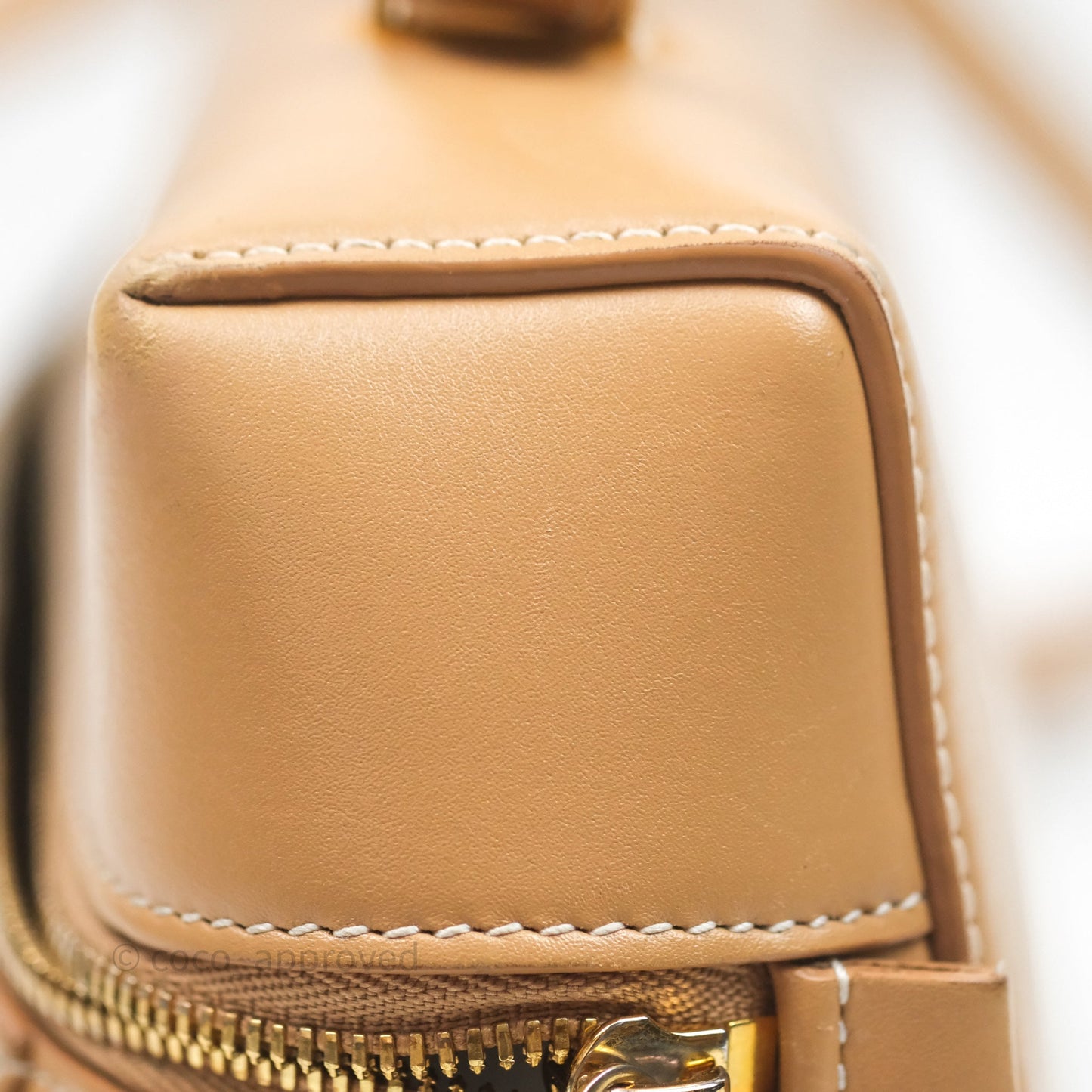 Loro Piana Extra Bag L27 Light Bamboo Calfskin Gold Hardware