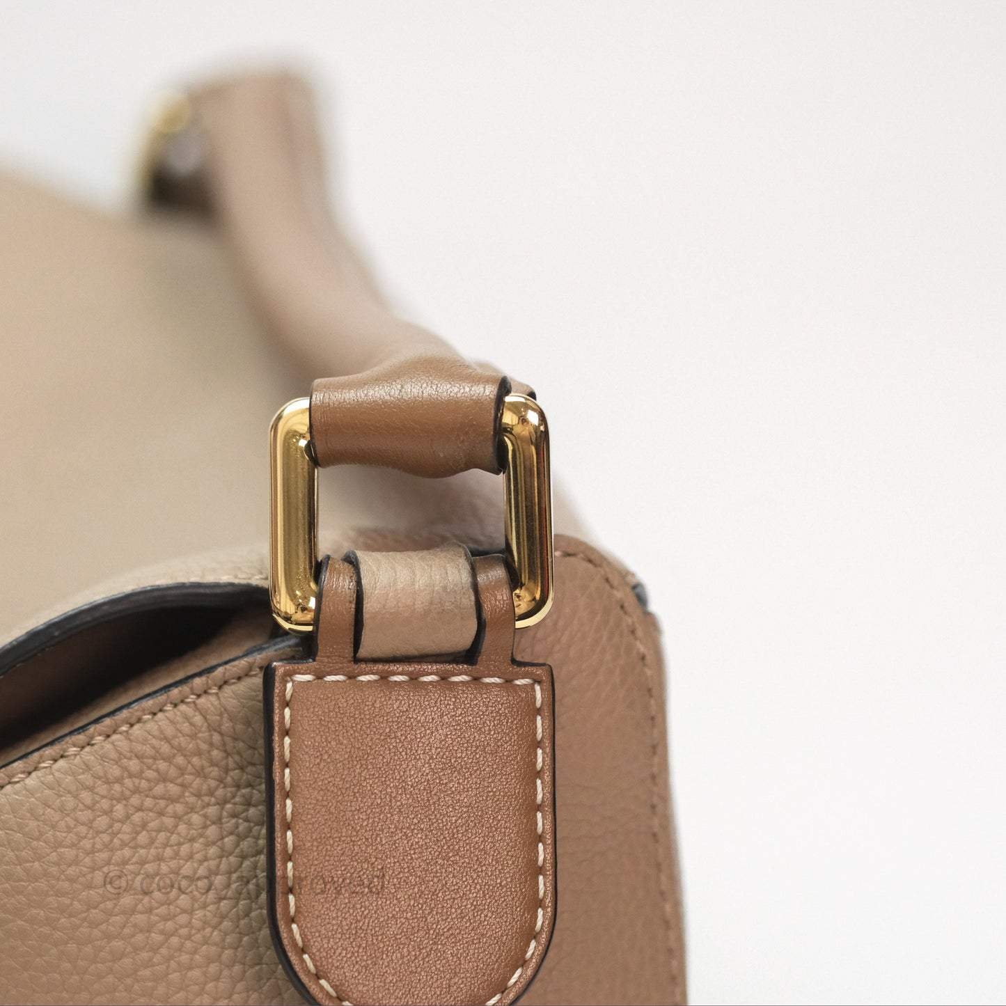 Loewe Small Puzzle Bag Sand Mink Grained Calfskin