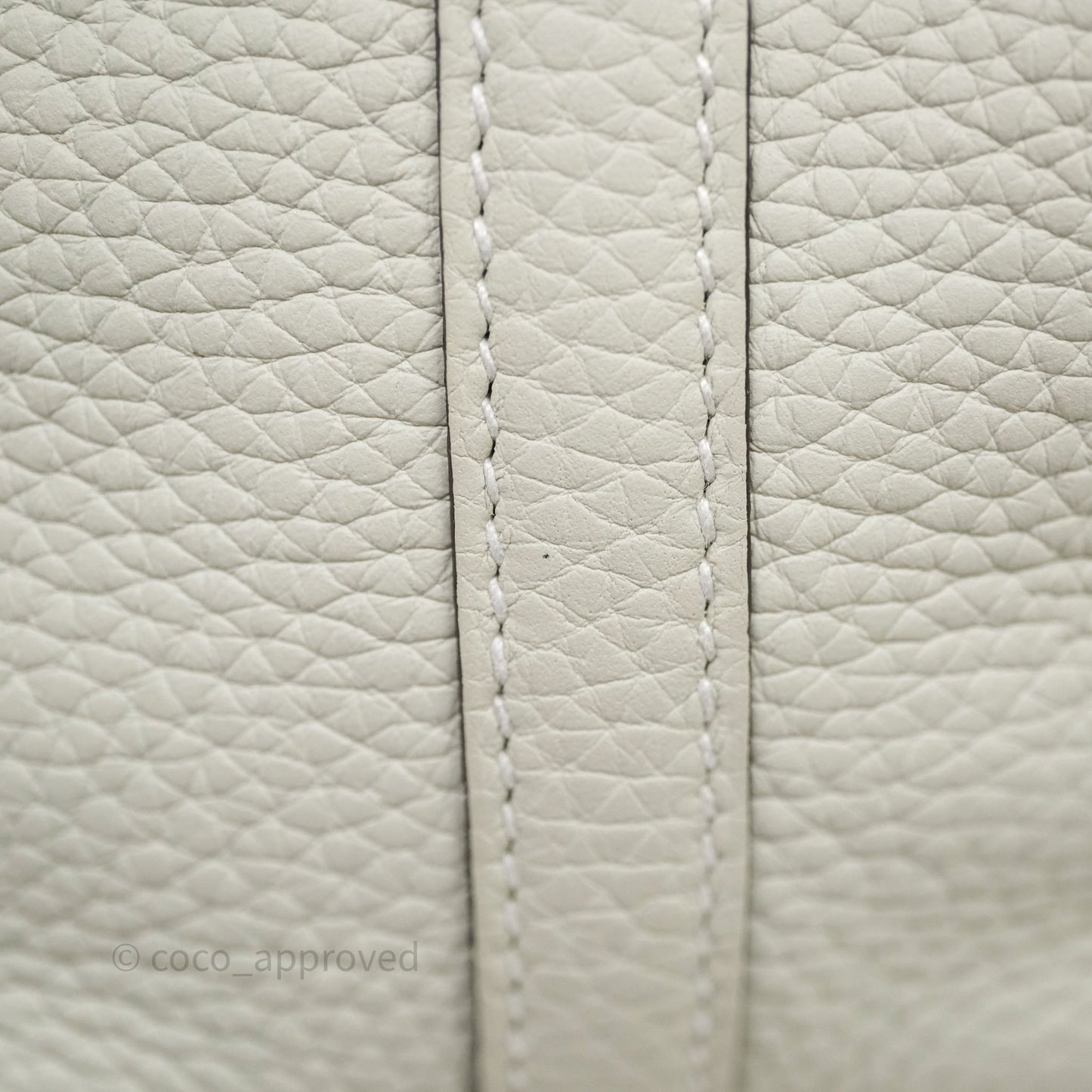 Hermes Picotin 18 Gris Neve/Vert 0V Comics Clemence Palladium Hardware