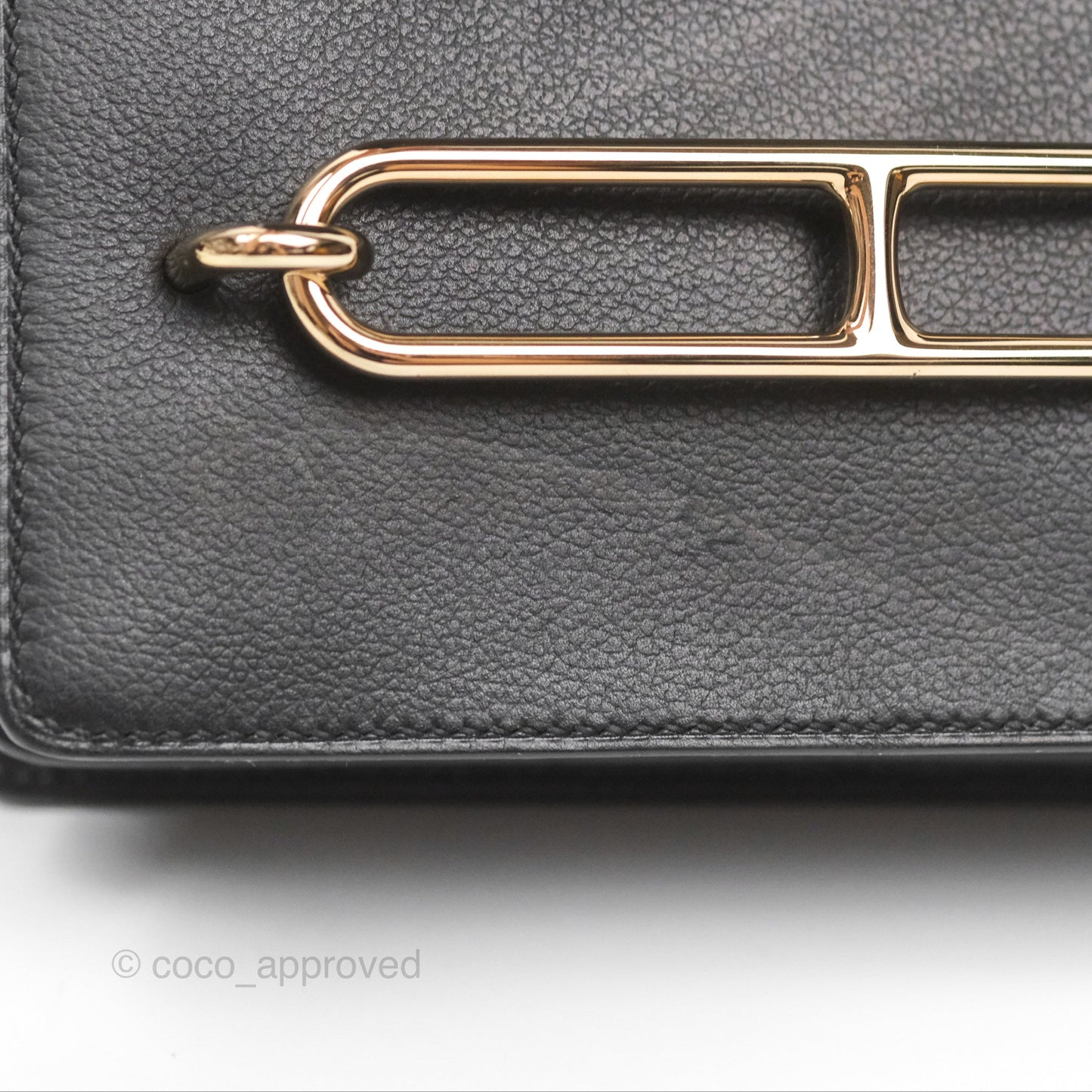 Hermès Roulis Mini 18 Black Noir 89 Veau Evergrain Permabrass Hardware