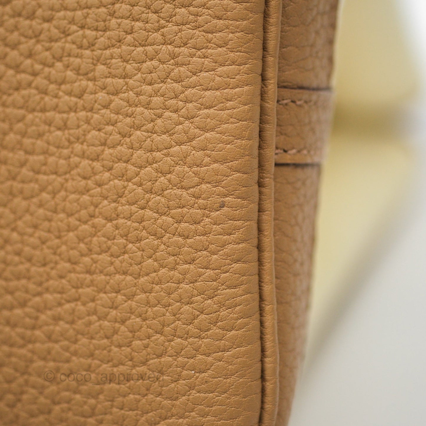 Hermès Garden Party 30 Canvas Ecru-Jaune Citron 9N/ Biscuit 48