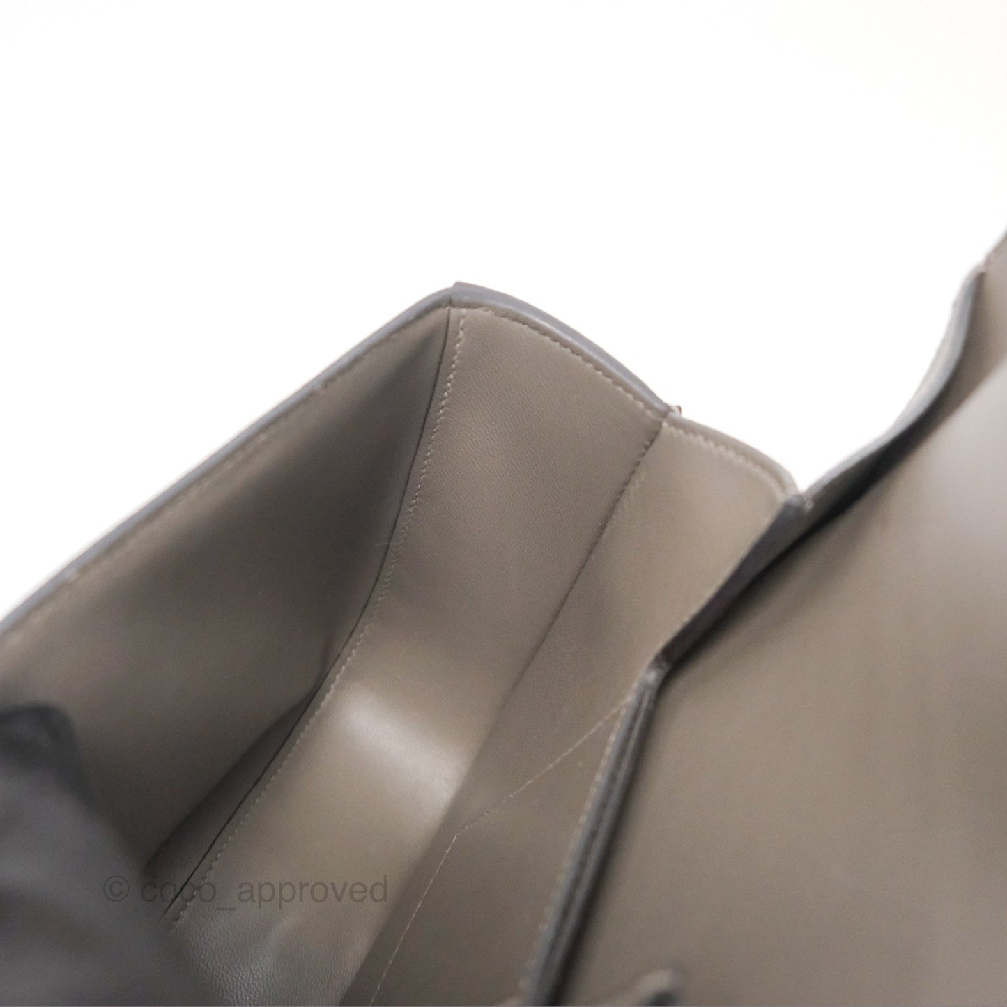 Hermès Della Cavalleria Mini Bag Gris Meyer 0L Epsom Palladium Hardware