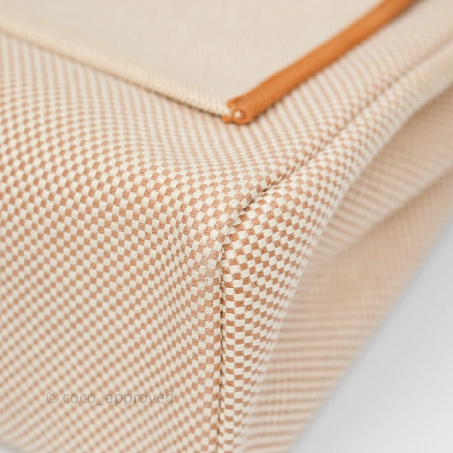 Hermès Herbag Zip 31 Ecru/Beige/Natural Canvas Palladium Hardware