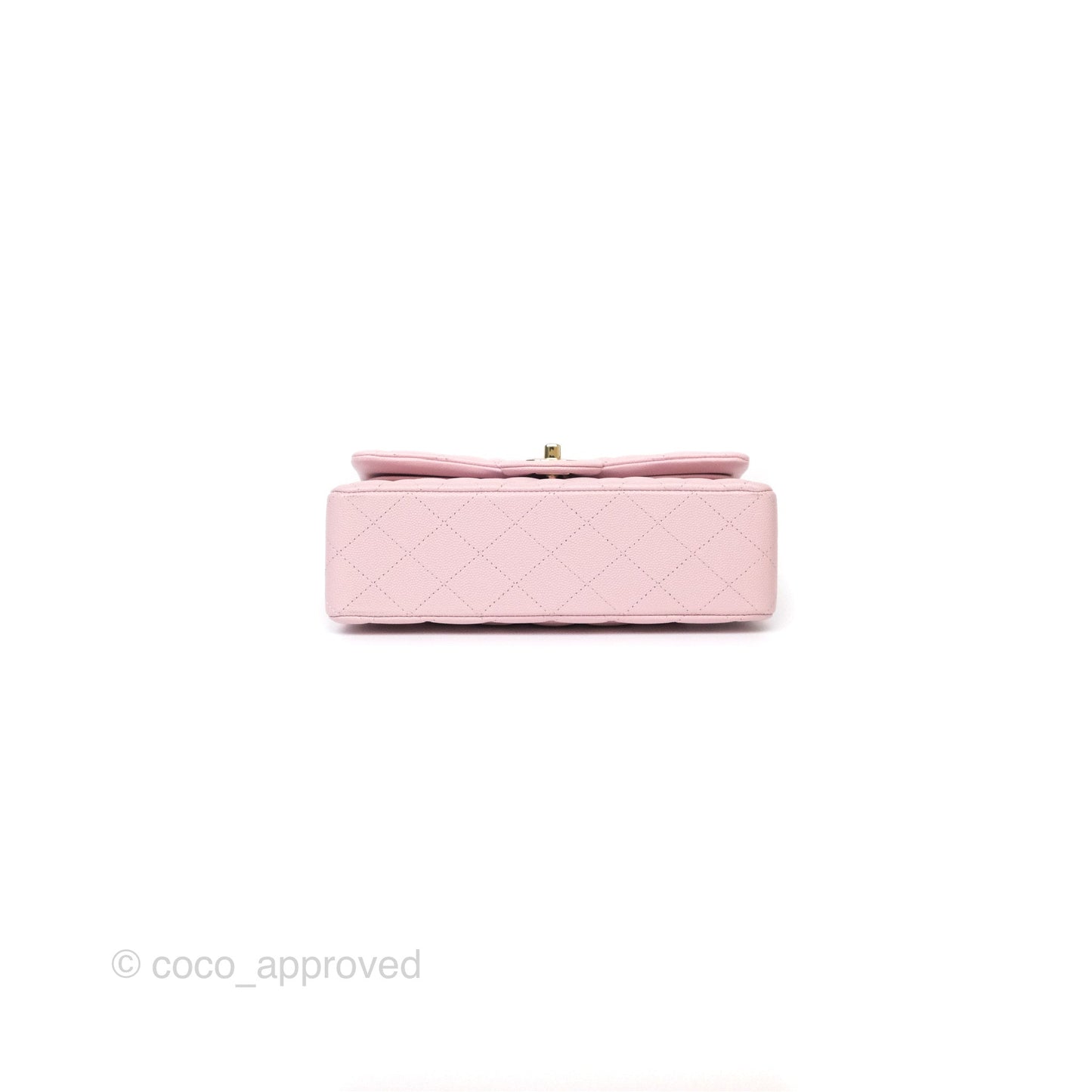 Chanel Small S/M Classic Flap Light Pink Caviar Gold Hardware