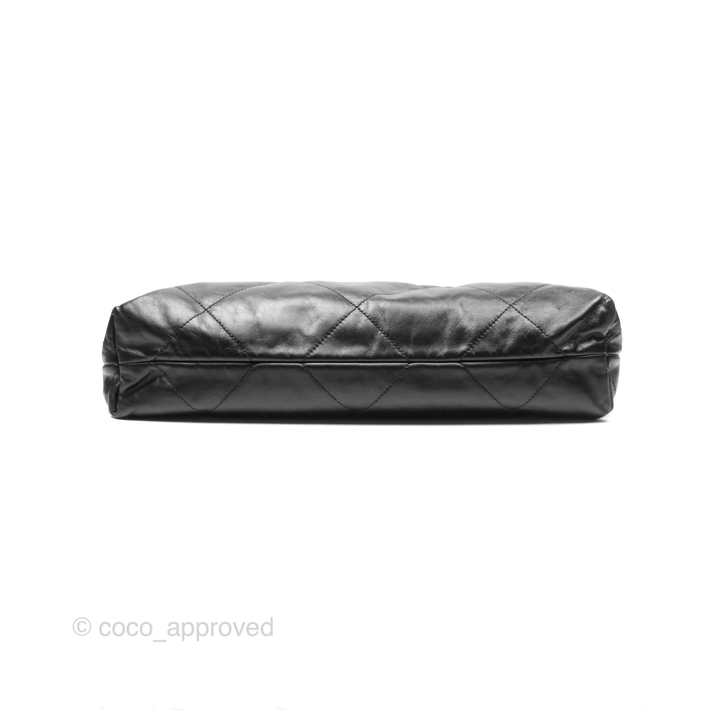 Chanel 22 Bag Medium Black Calfskin So Black Hardware