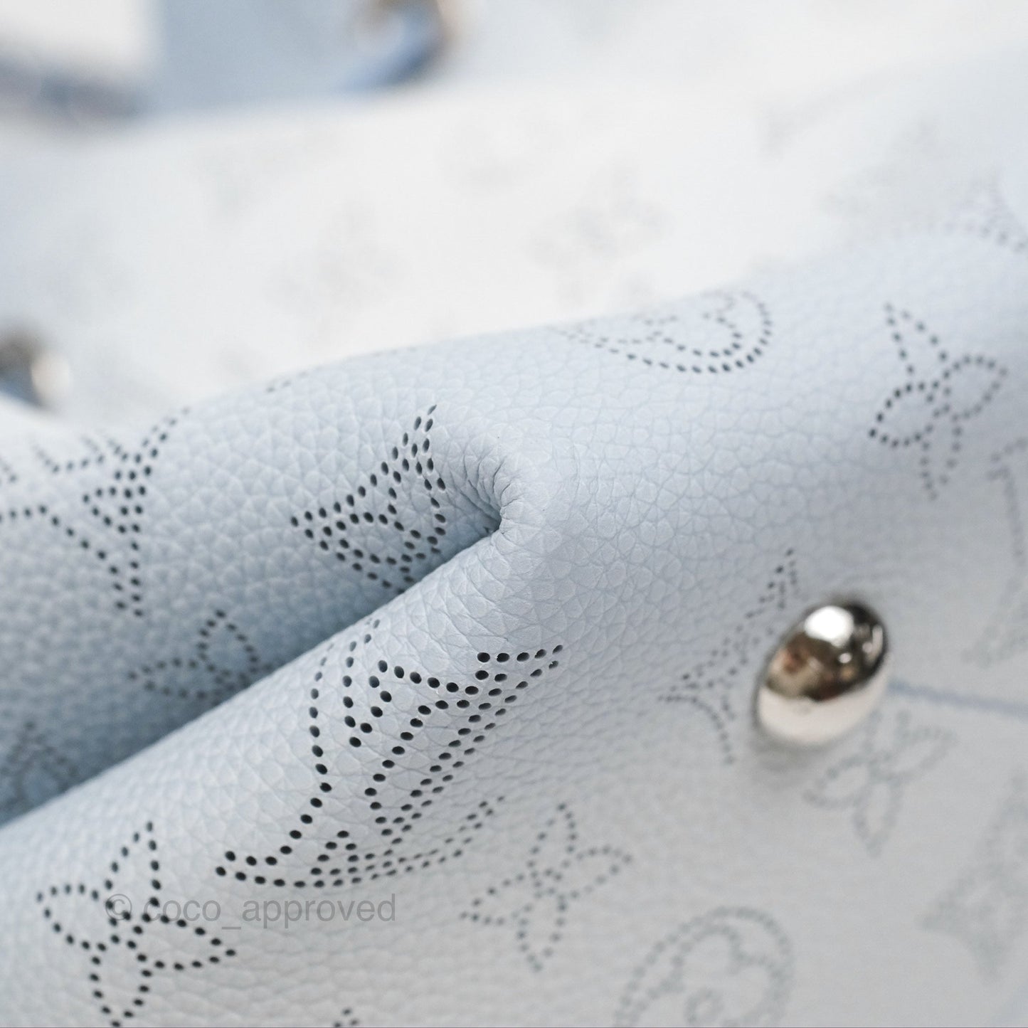 Louis Vuitton Bella Blue Nuage Mahina Calfskin