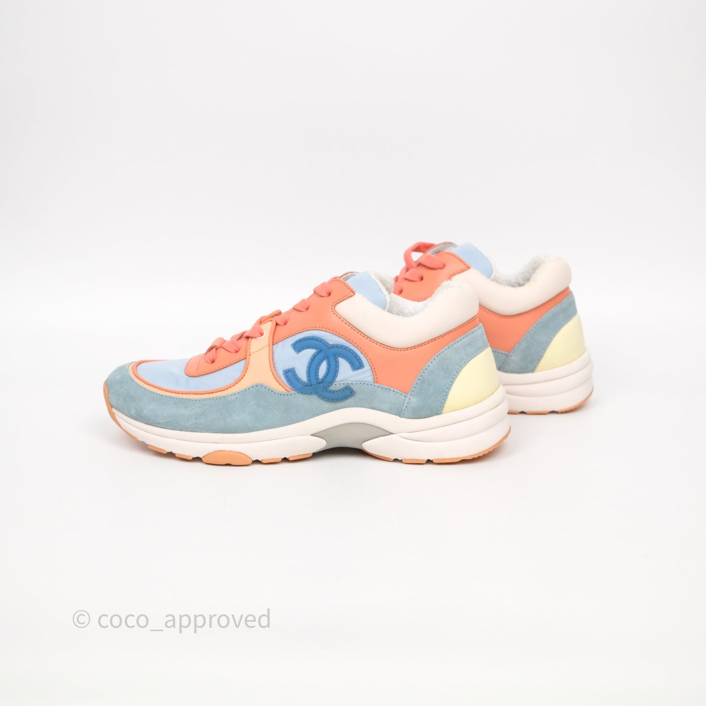 Chanel CC Sneakers Multicolor Size 38