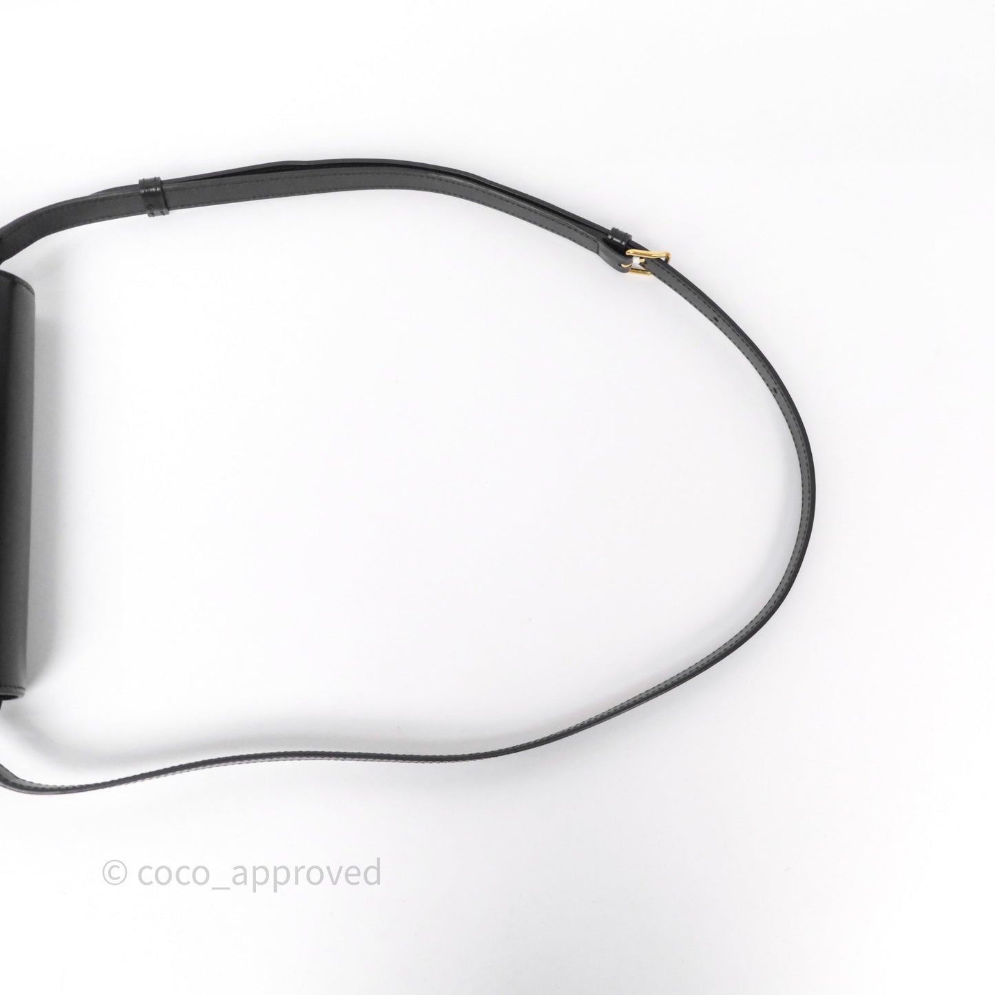 Celine Teen Triomphe Bag Black Shiny Calfskin Gold Hardware