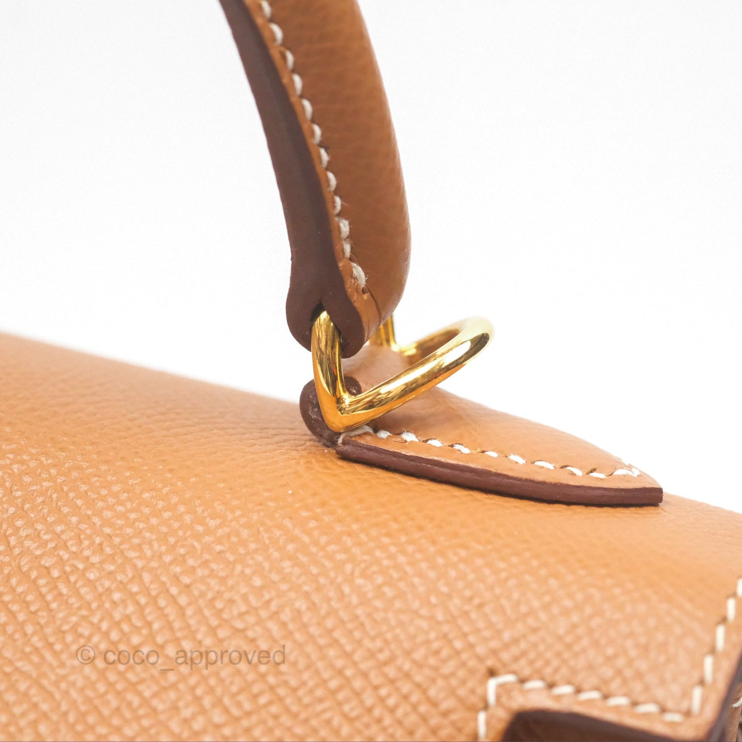 Hermès Kelly 25 Sellier Gold 37 Epsom Gold Hardware