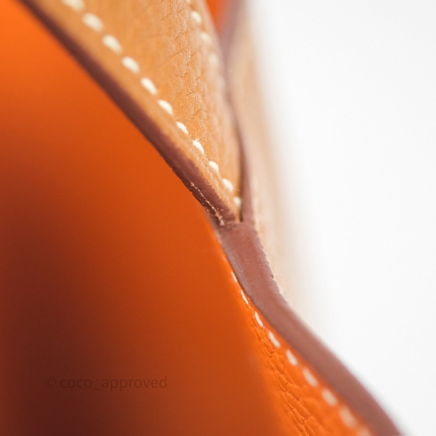 Hermès Double Sens Tote 36 Gold/ Orange Clemence