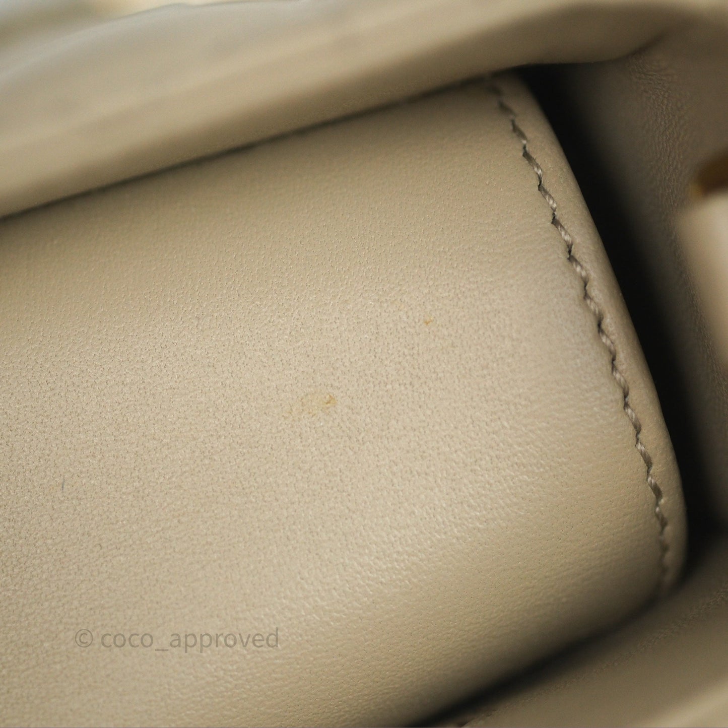 Dior Medium Lady D-Joy Bag Sand Lambskin Cannage Gold Hardware