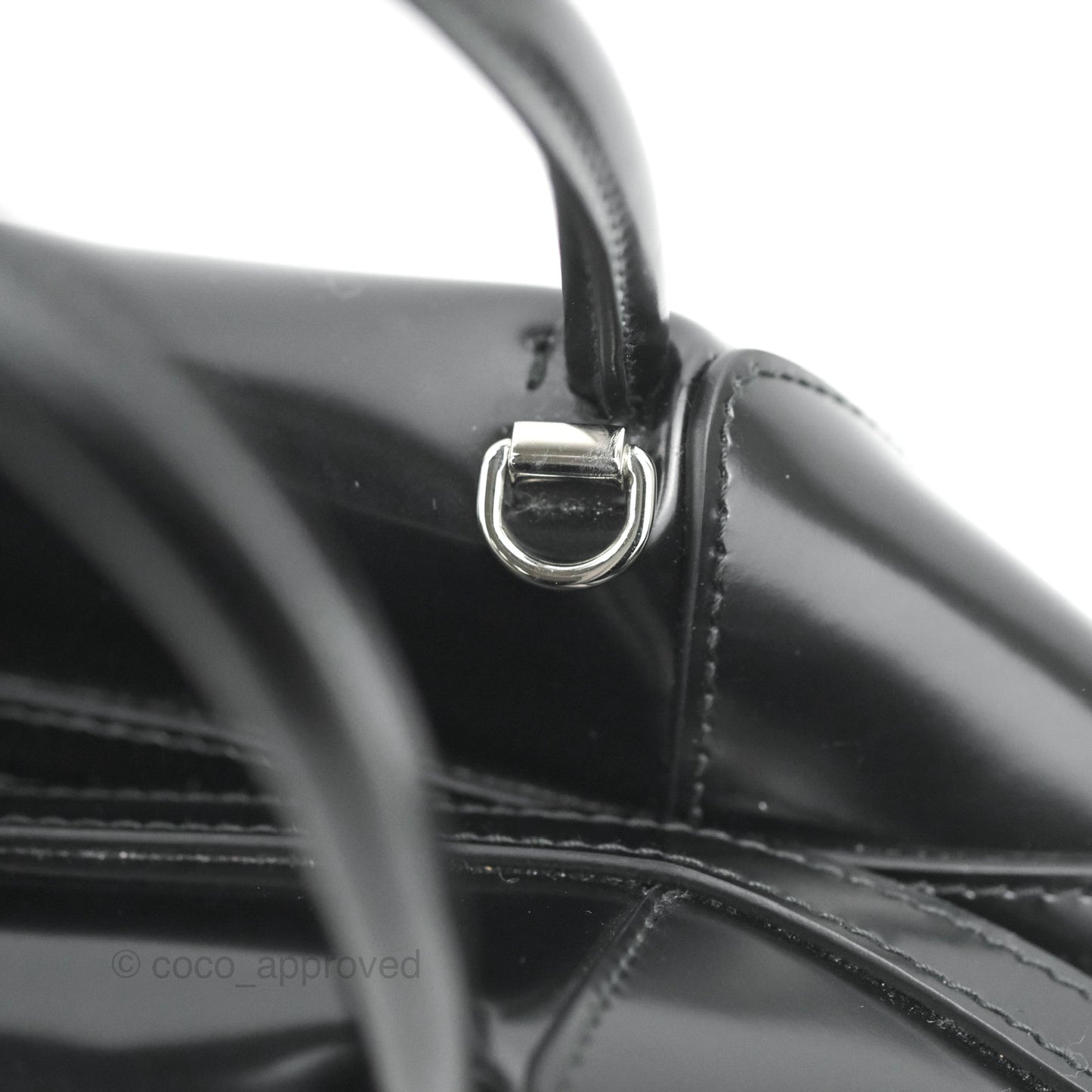 Prada Small Supernova Handbag Brushed Leather Black