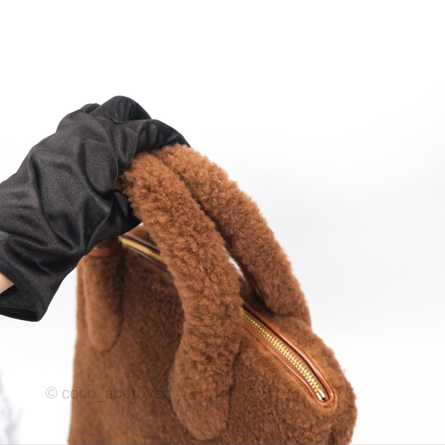 Louis Vuitton Lockit Shearling Pulsion Brown