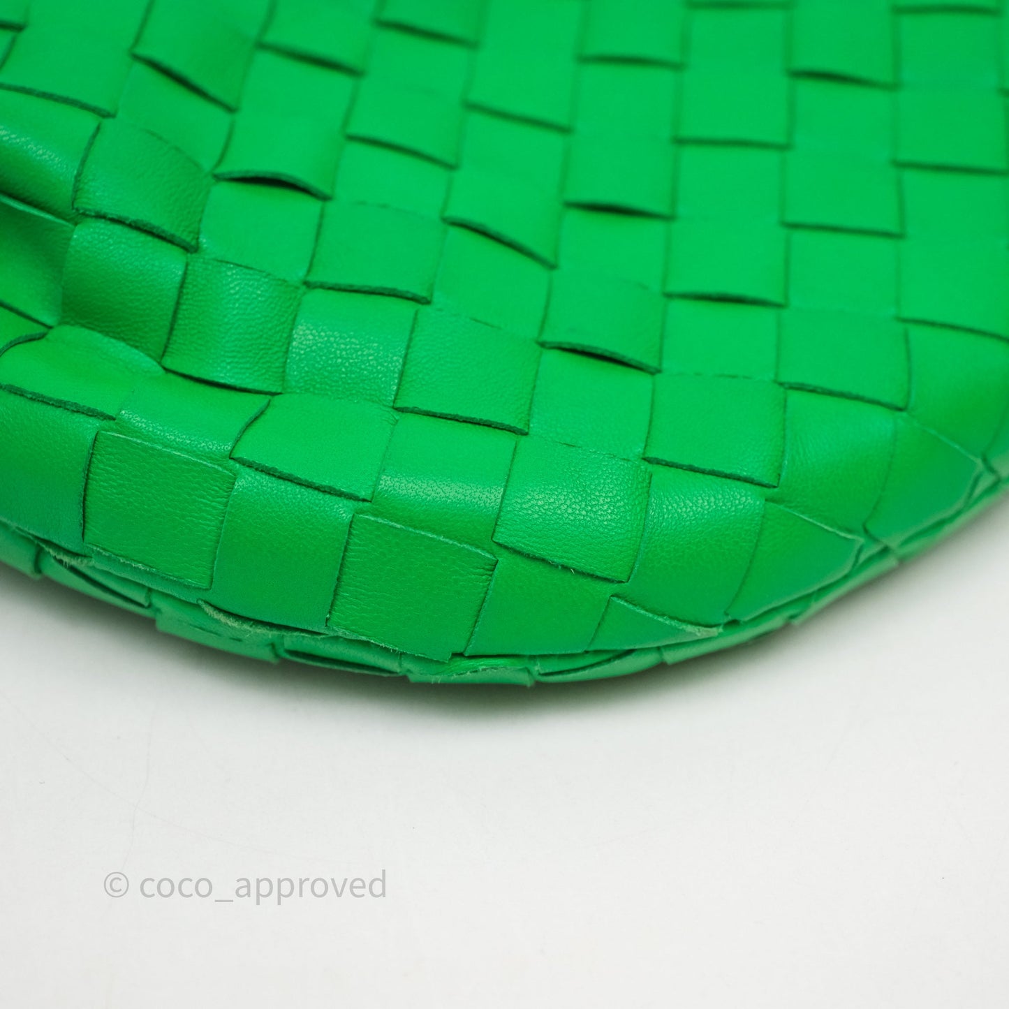 Bottega Veneta Mini Jodie Bag Green Intrecciato Lambskin