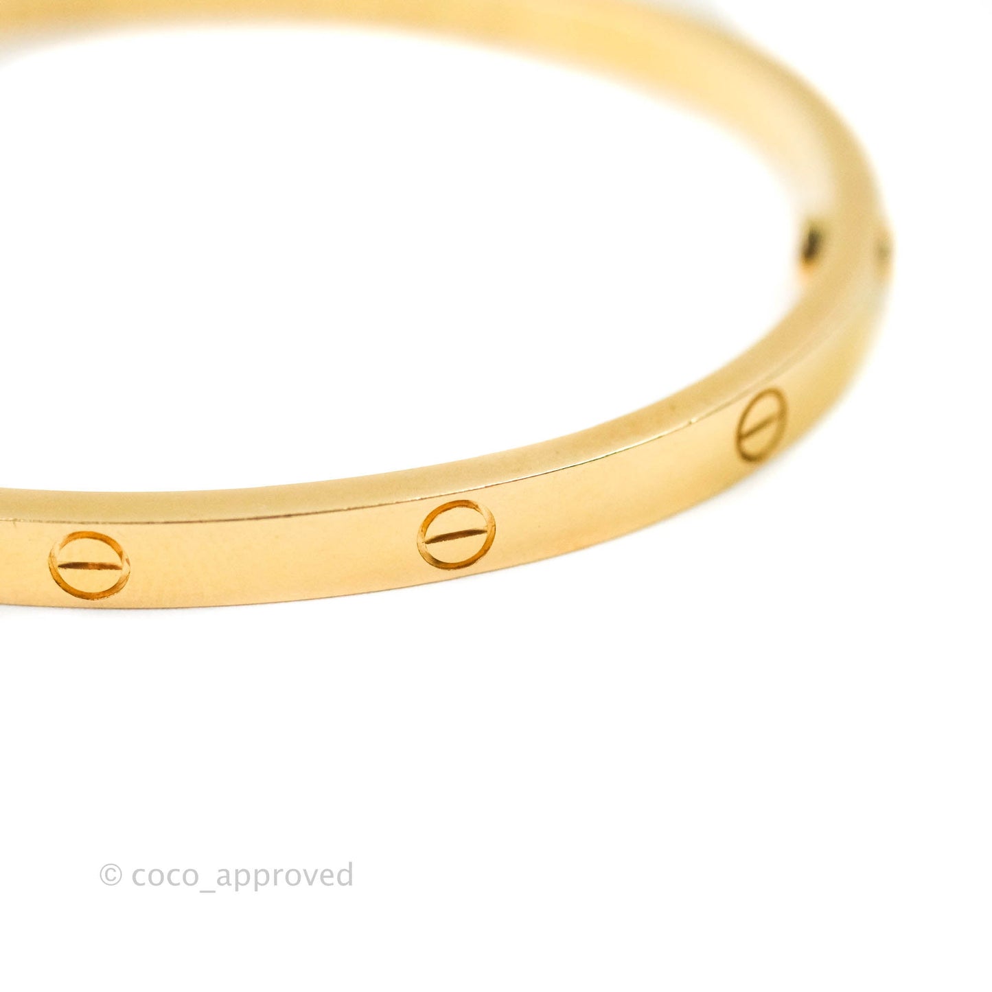 Cartier Small Love Bracelet Yellow Gold