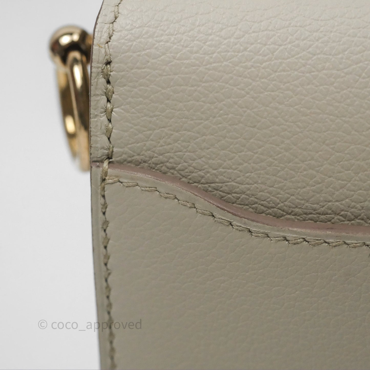 Hermès Roulis Mini 18 Beton 8L Evercolor Permabrass Hardware