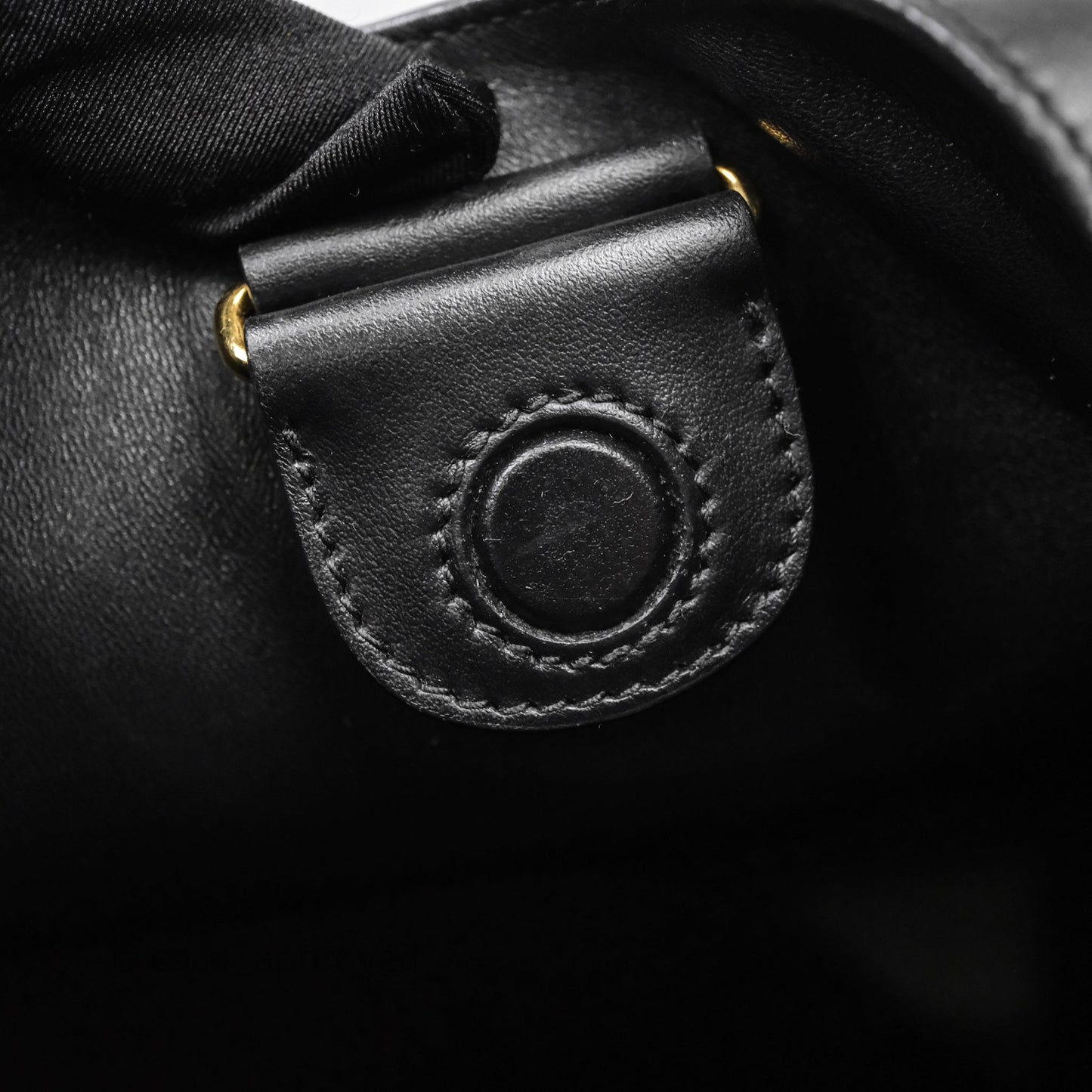 Prada Hobo Black Leather Shoulder Bag