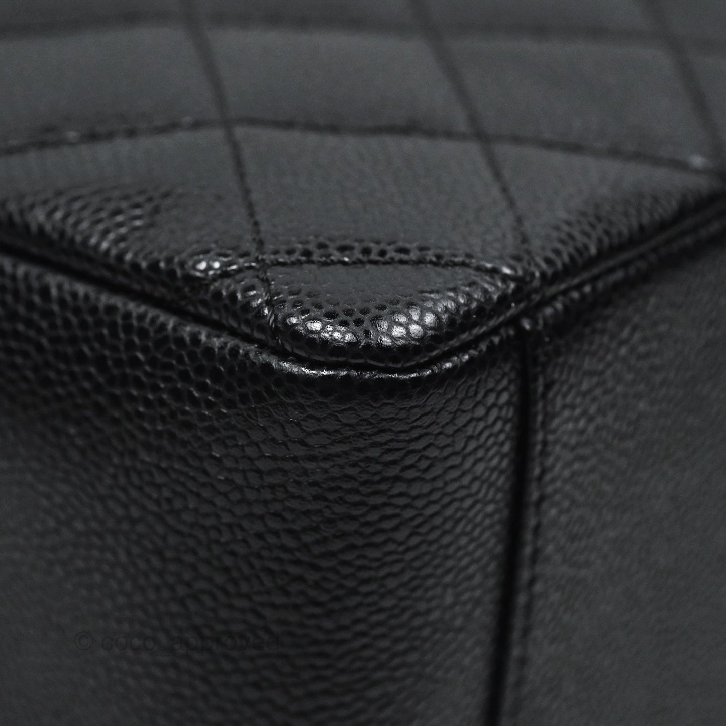 Chanel GST Black Caviar Gold Hardware