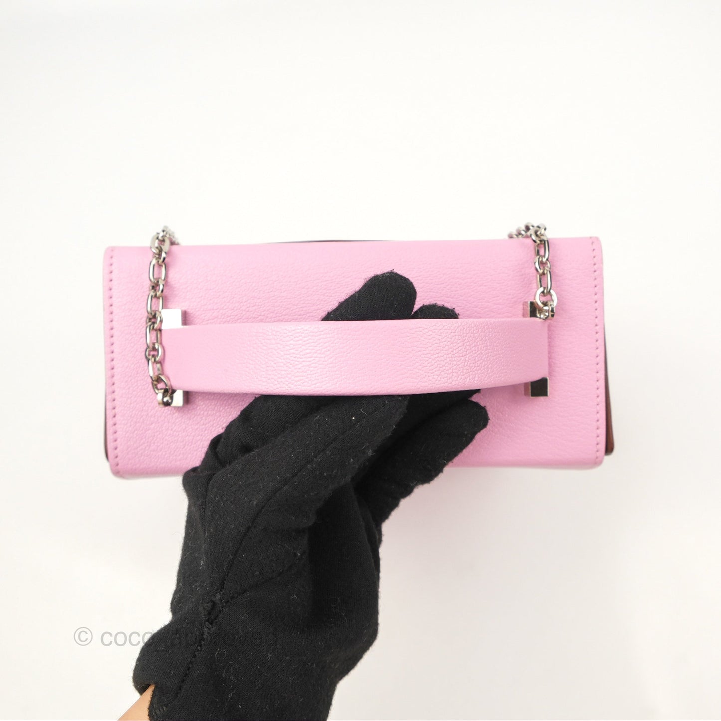 Hermès Cinhetic Box Bag Mauve Sylvestre Chevre Mysore Palladium Hardware