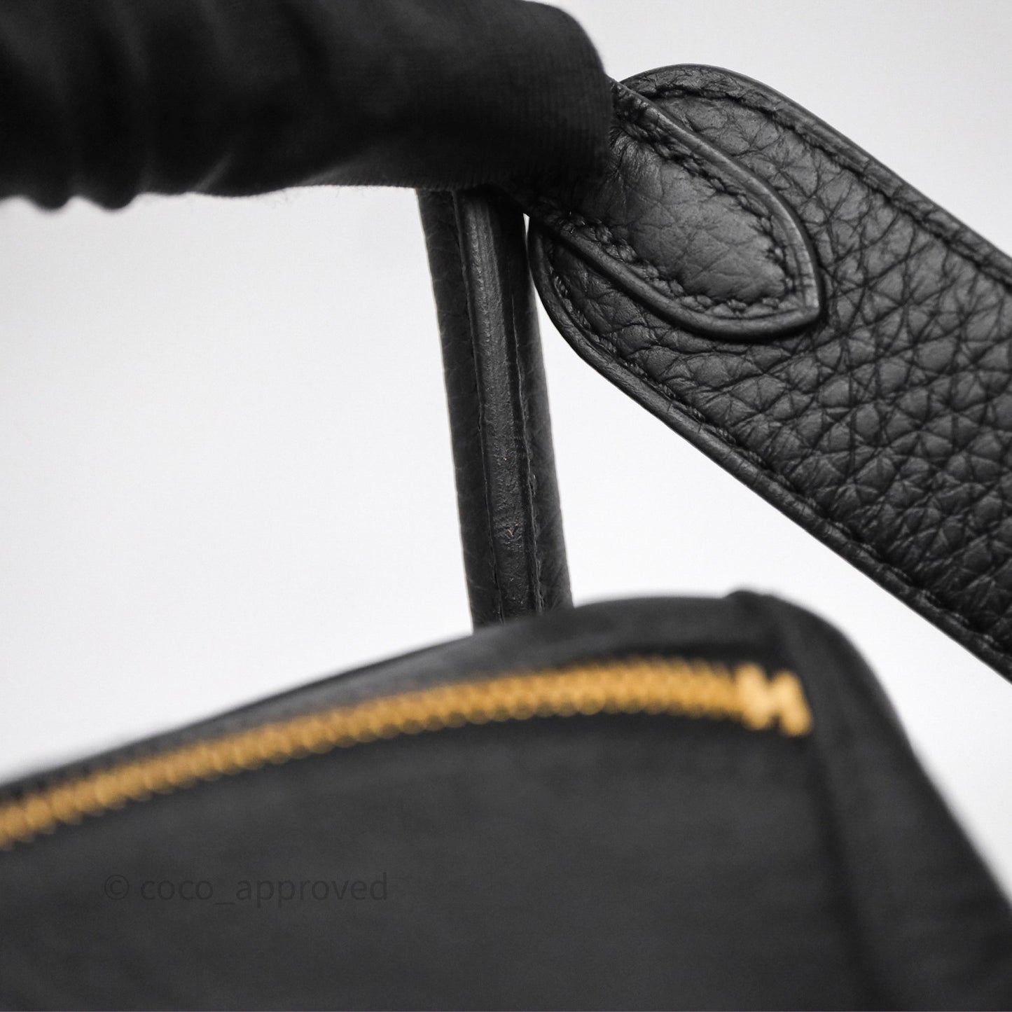 Hermes Lindy 26 Black Noir 89 Clemence Gold Hardware