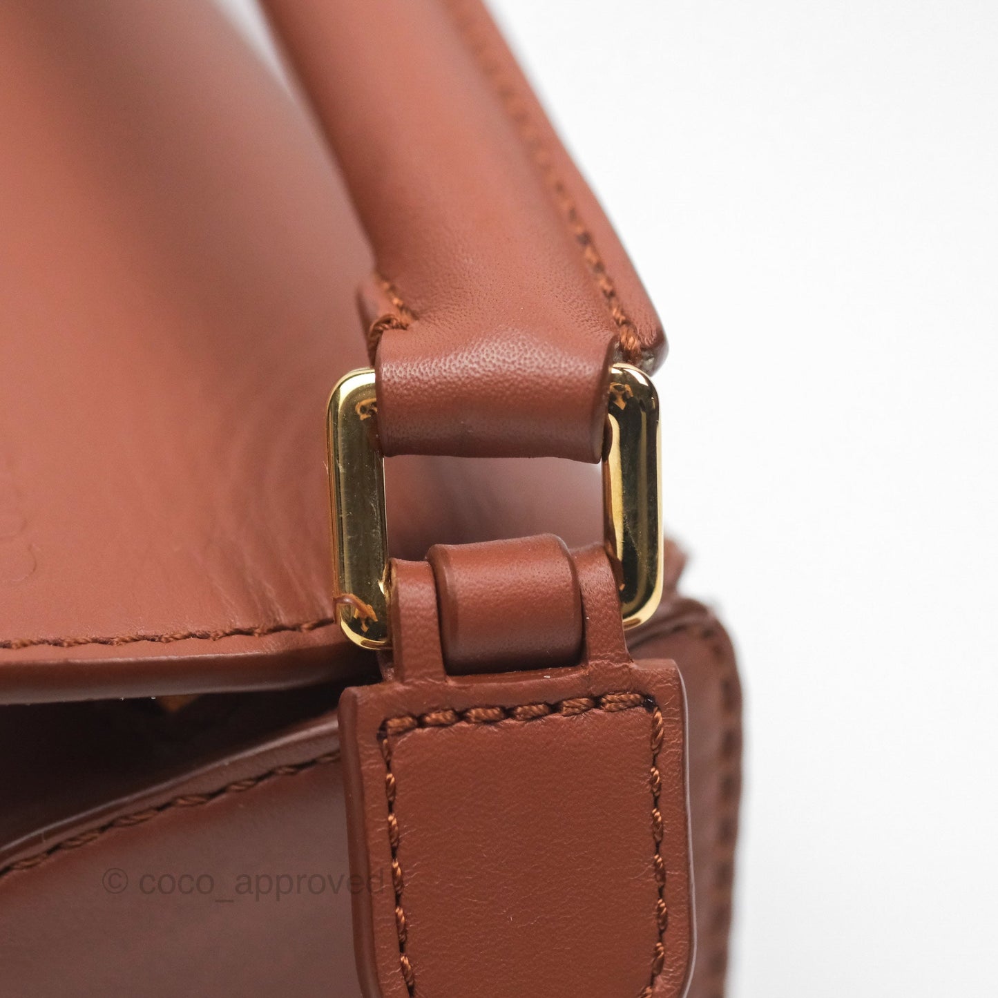 Loewe x Howls Moving Mini Puzzle Bag Tan Calfskin Gold Hardware