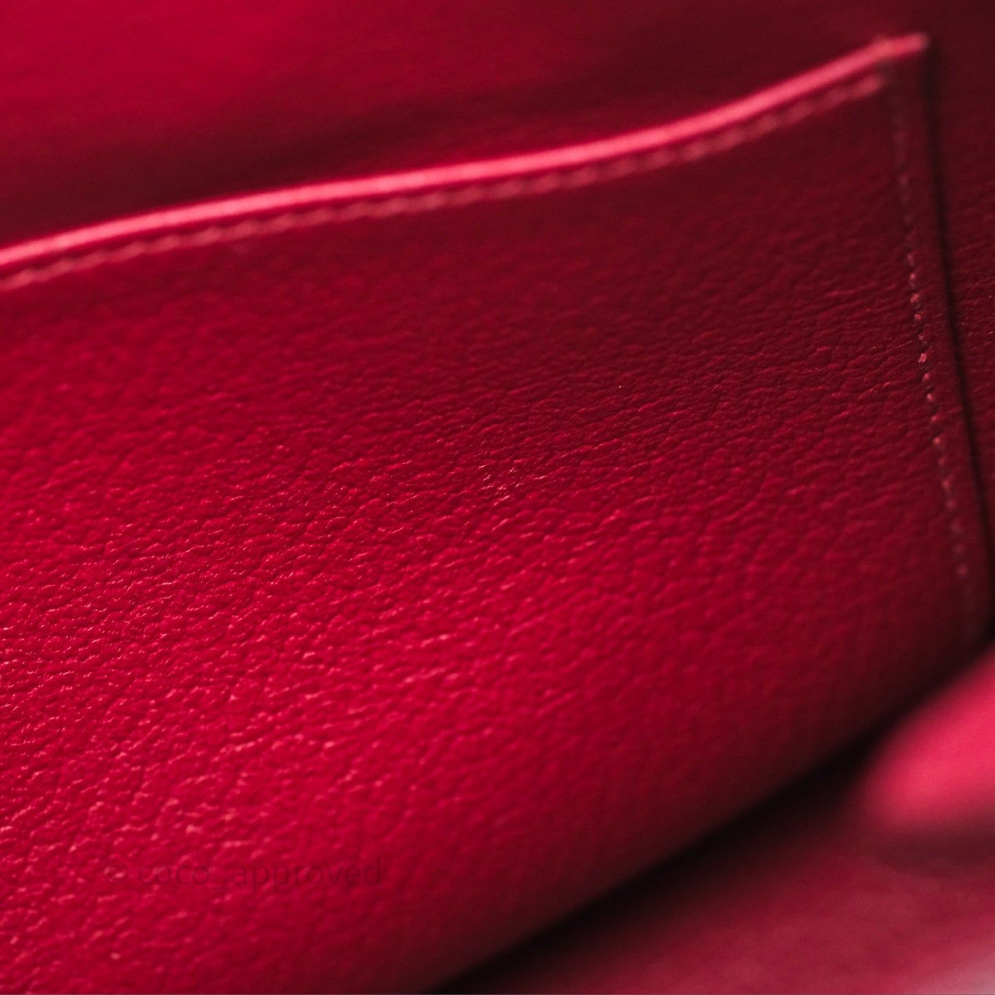 Hermès Birkin 25 Retourne Rouge Grenat Togo Gold Hardware