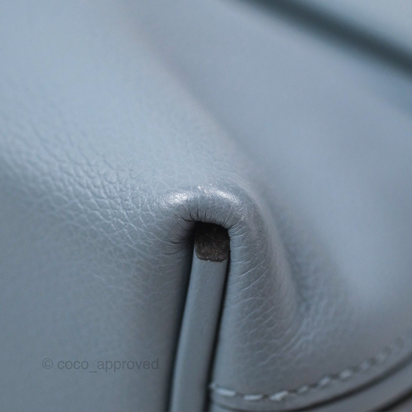 Hermès 24/24 21 Mini Bleu Lin J7 Evercolor/ Swift Gold Hardware