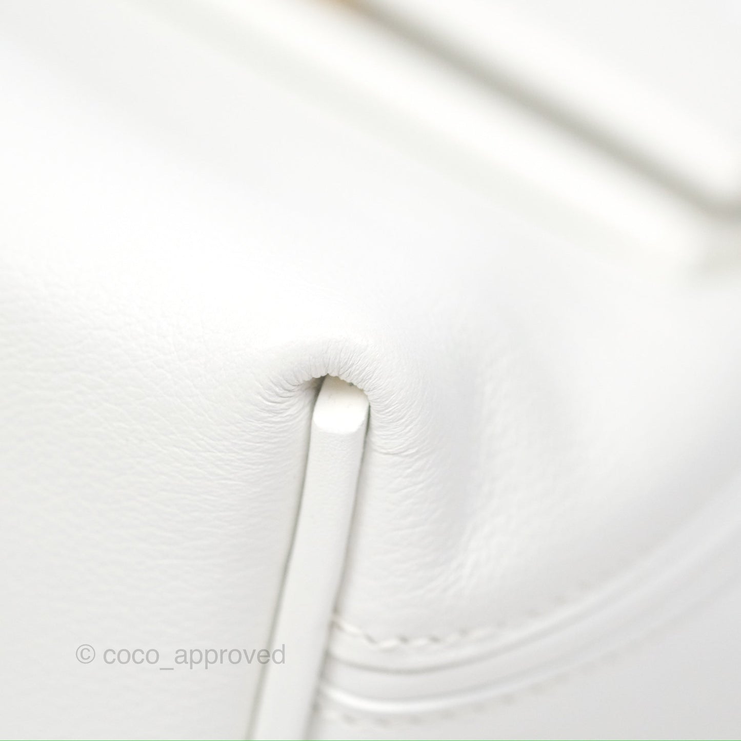 Hermès 24/24 21 Mini New White Evercolor/ Swift Gold Hardware