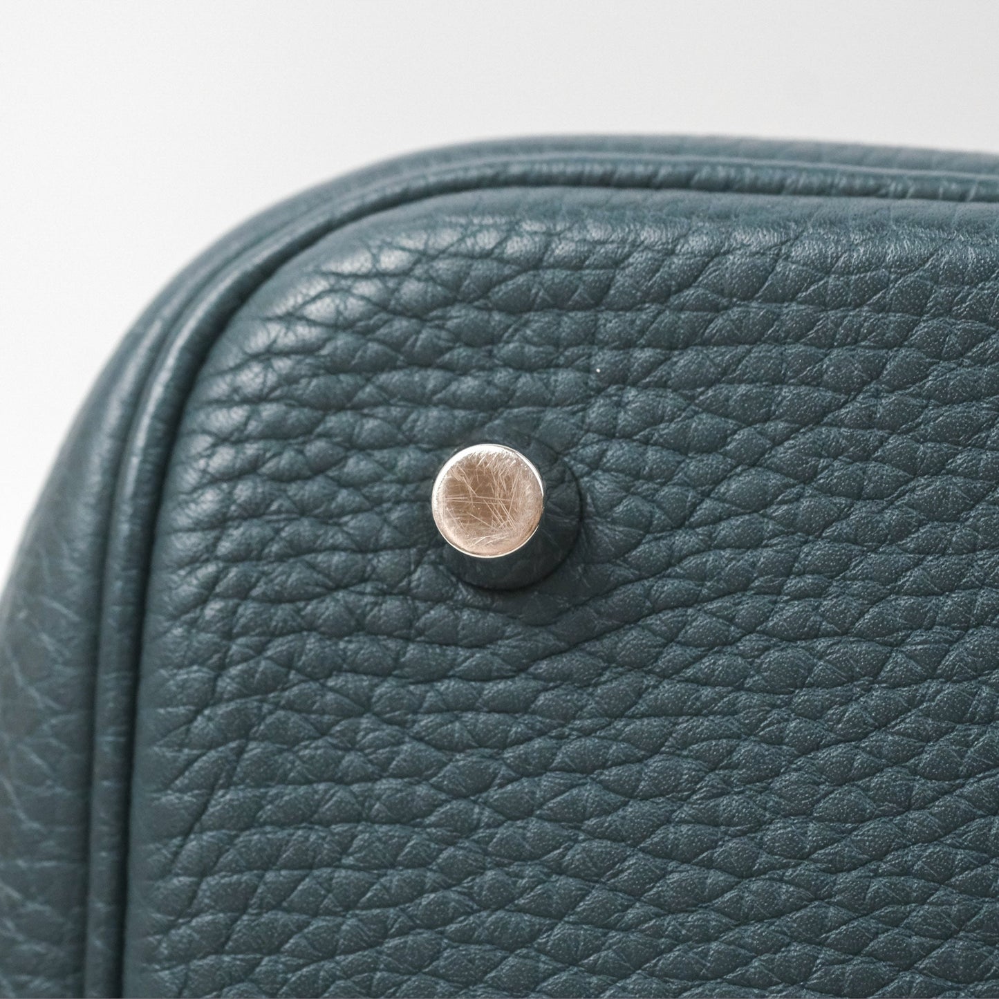 Hermès Picotin Lock 22 Vert Cypress 6O Clemence Palladium Hardware
