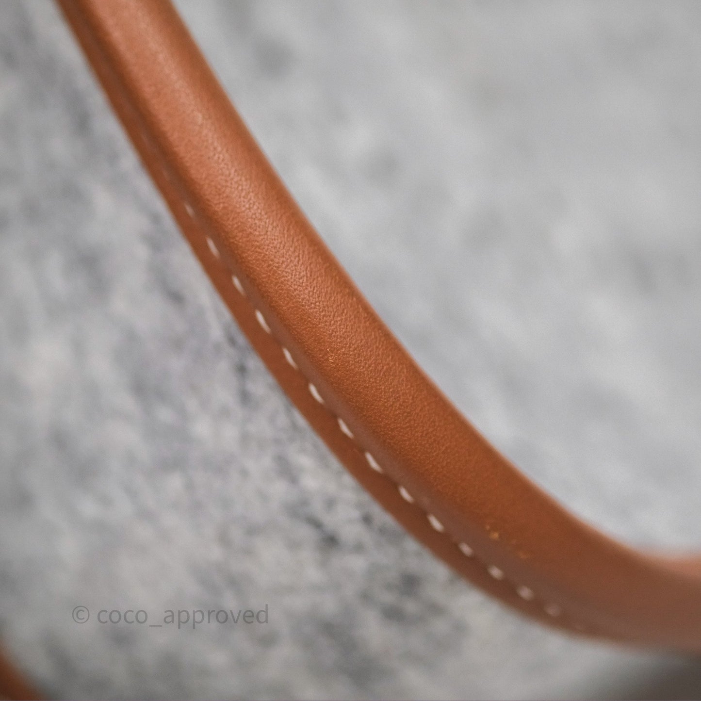 Hermès Mini Evelyne 16 Gris Clair/ Gold Wool Feutre Swift Palladium Hardware