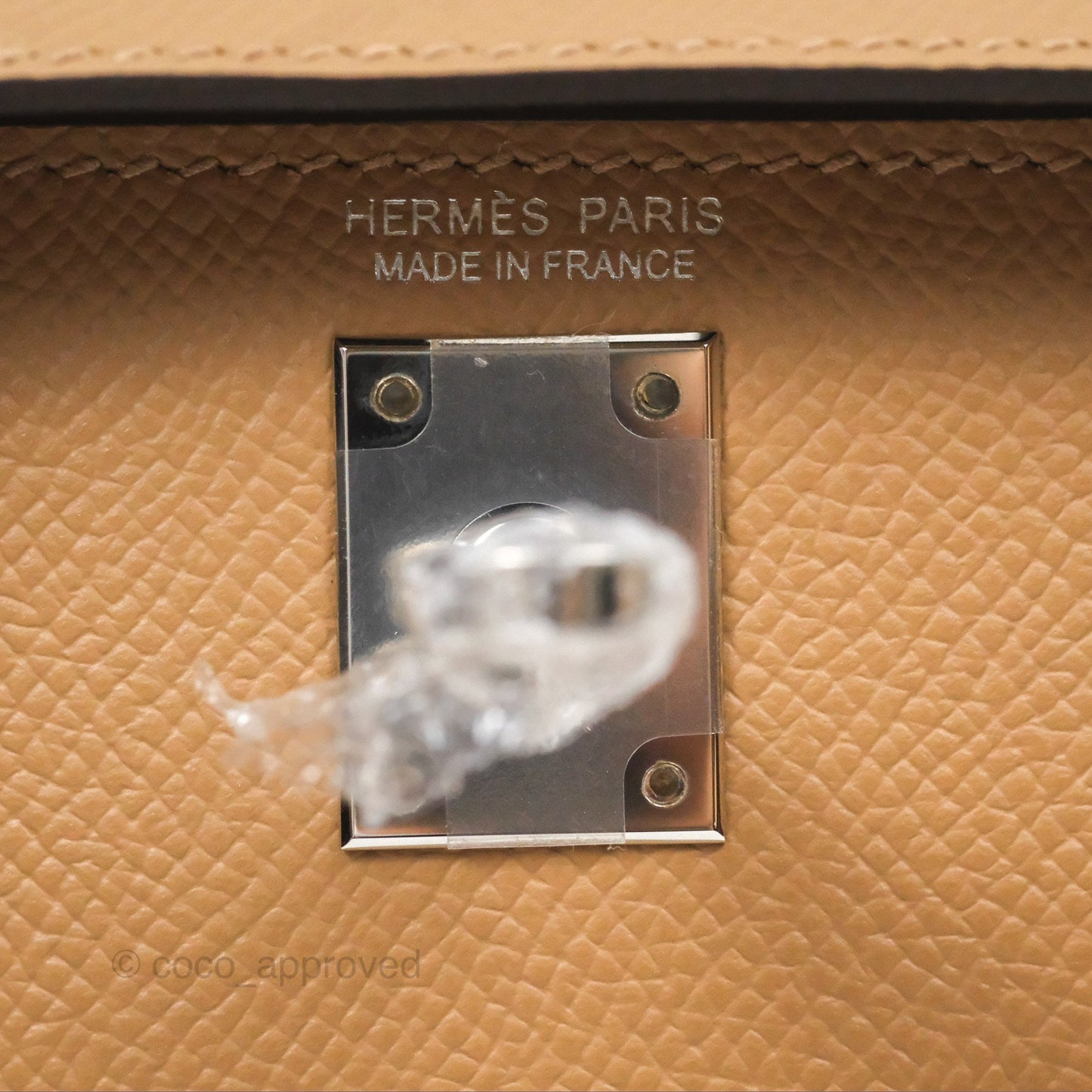Hermès Mini Kelly II Chai 0M Epsom Palladium Hardware