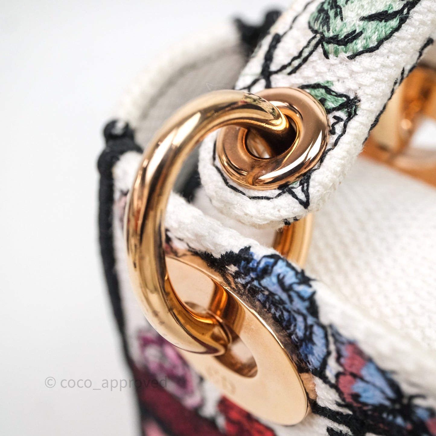 Christian Dior Mini Lady D-Lite Bag Florilegio Embroidered