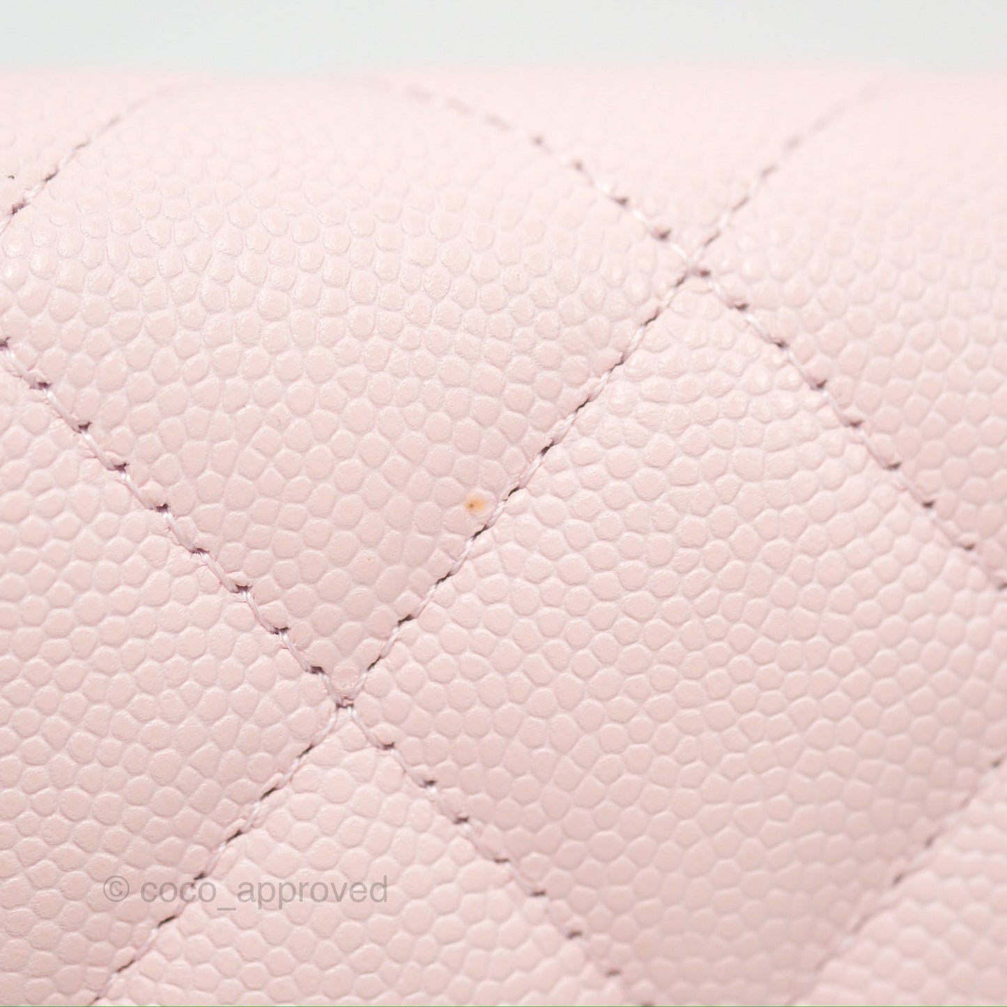 Chanel Quilted Classic Wallet On Chain WOC Pink Caviar Gold Hardware