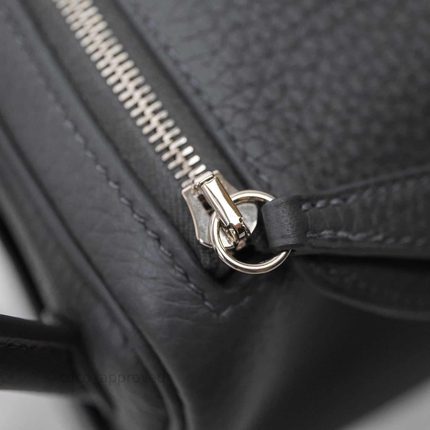 Hermès Mini Lindy II 85 Ardoise Clemence Palladium Hardware
