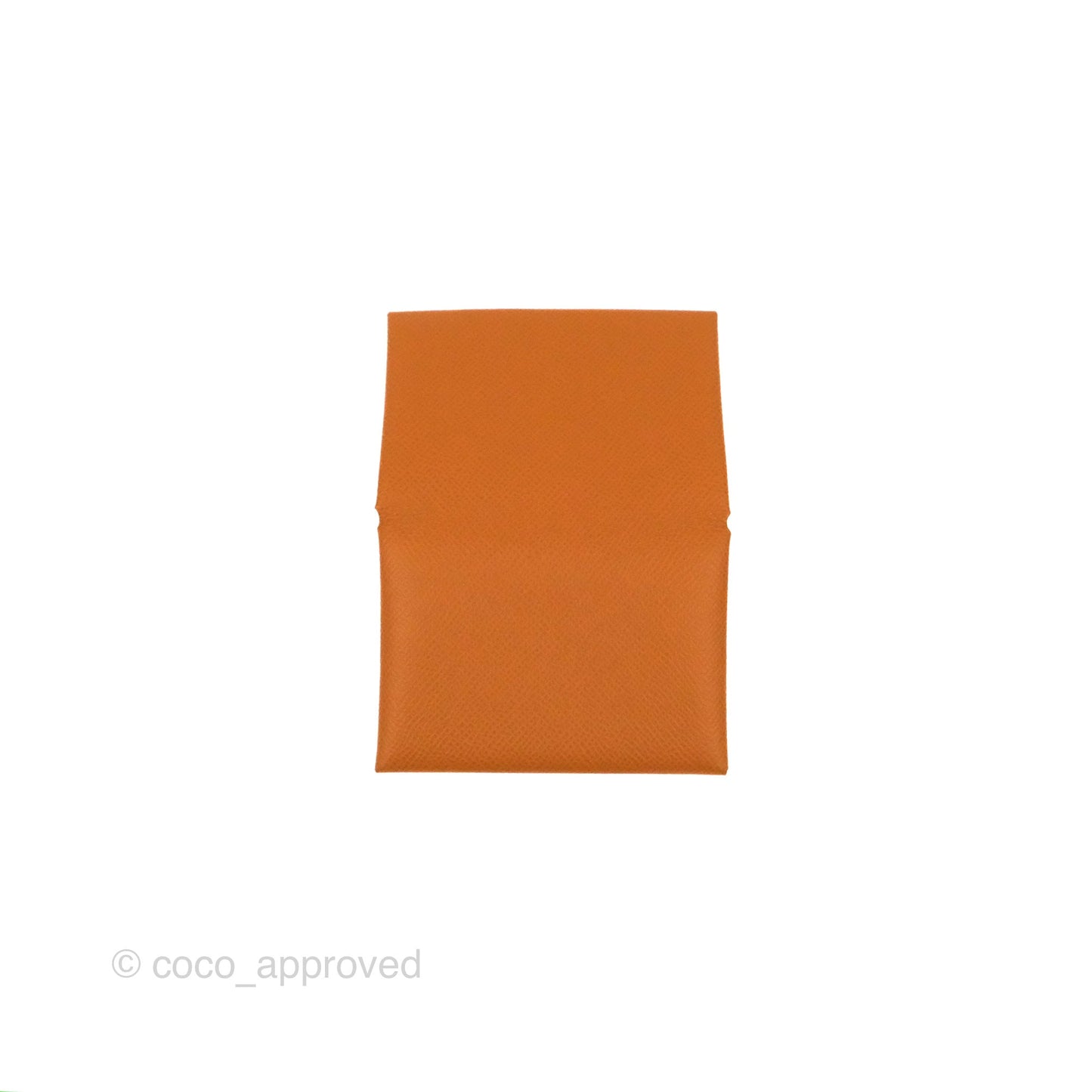 Hermès Calvi Duo Compact Card Holder Gold Epsom