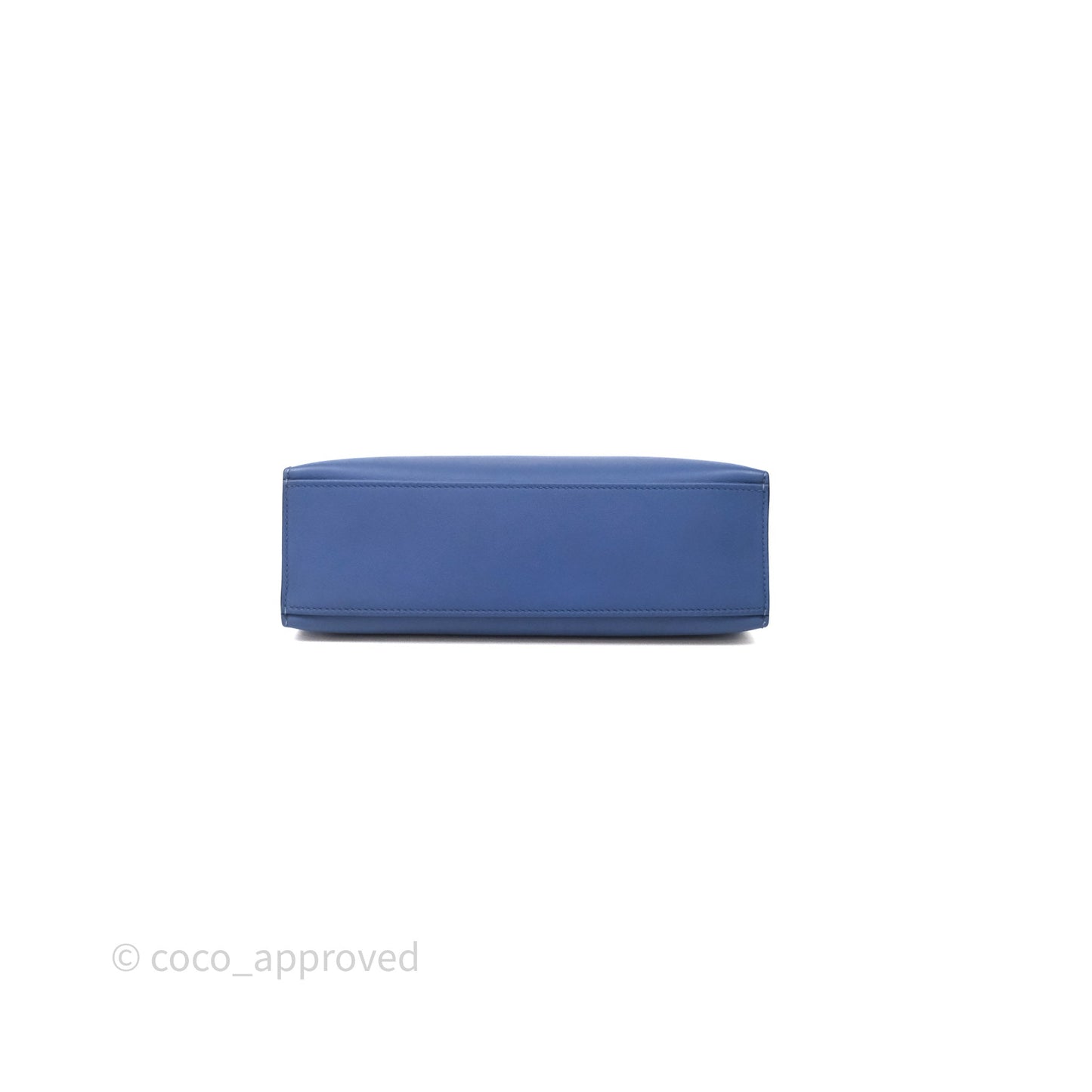 Hermès Kelly Pochette Clutch Bleu Brighton 7E Swift Gold Hardware